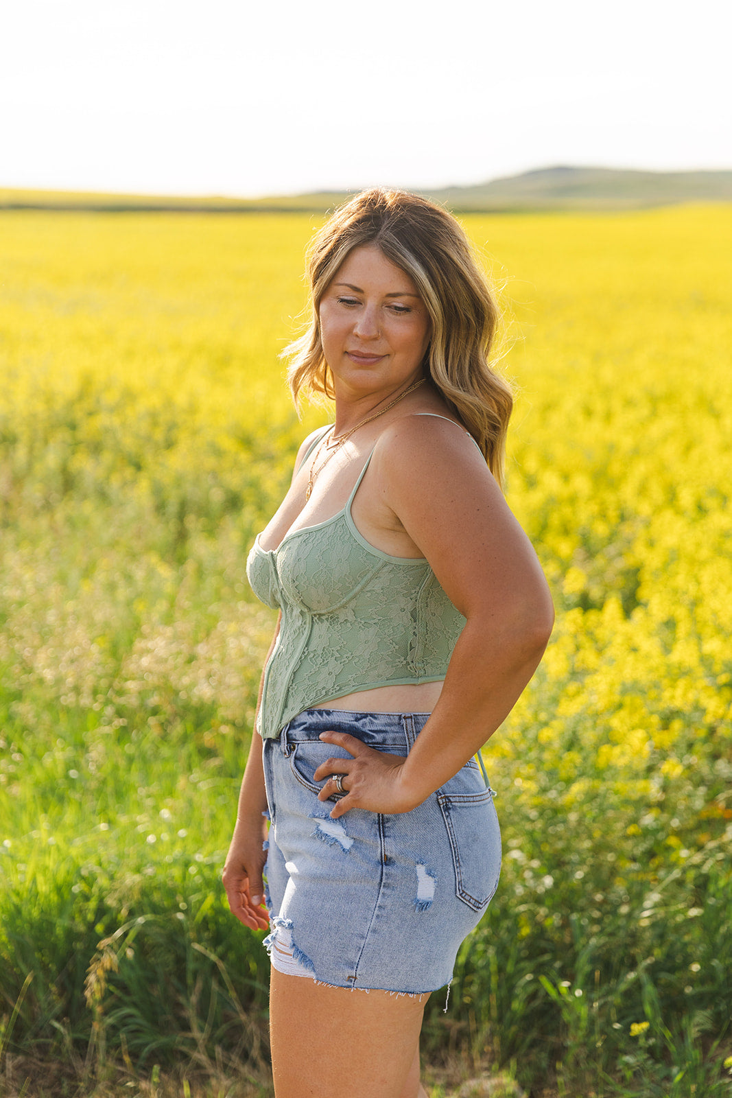 Stella Lace Corset Top