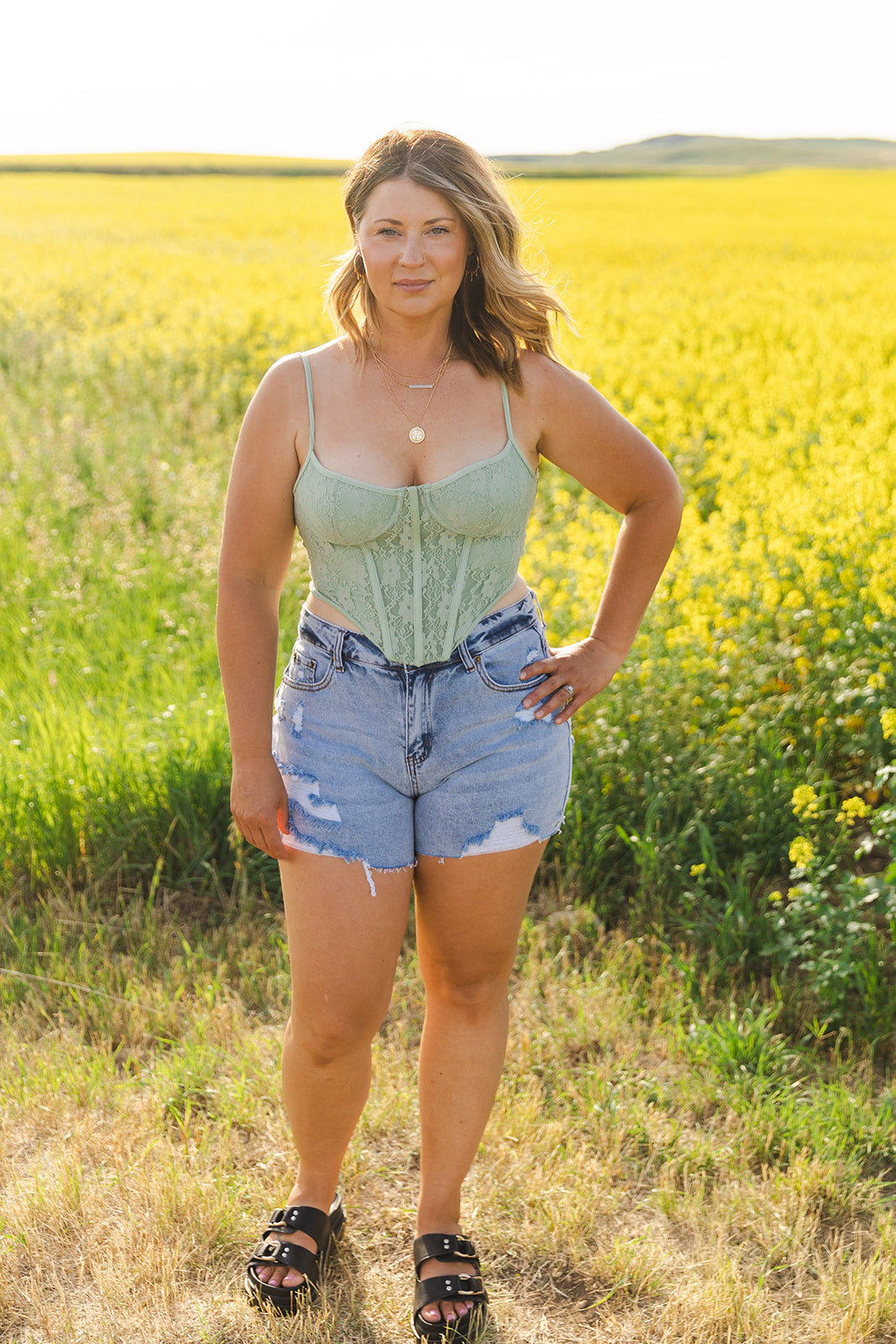 Stella Lace Corset Top