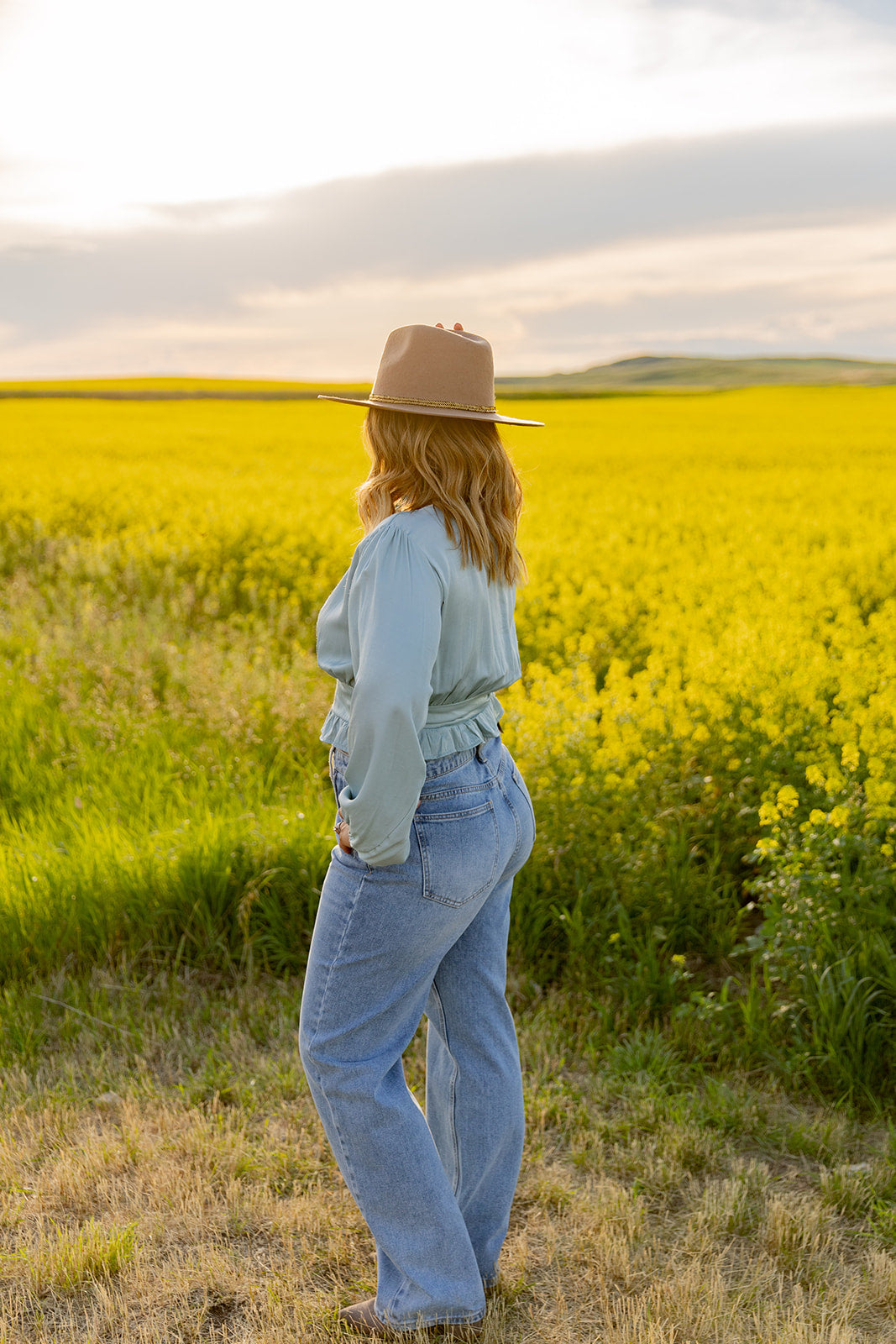 Faith Button Fly Jeans
