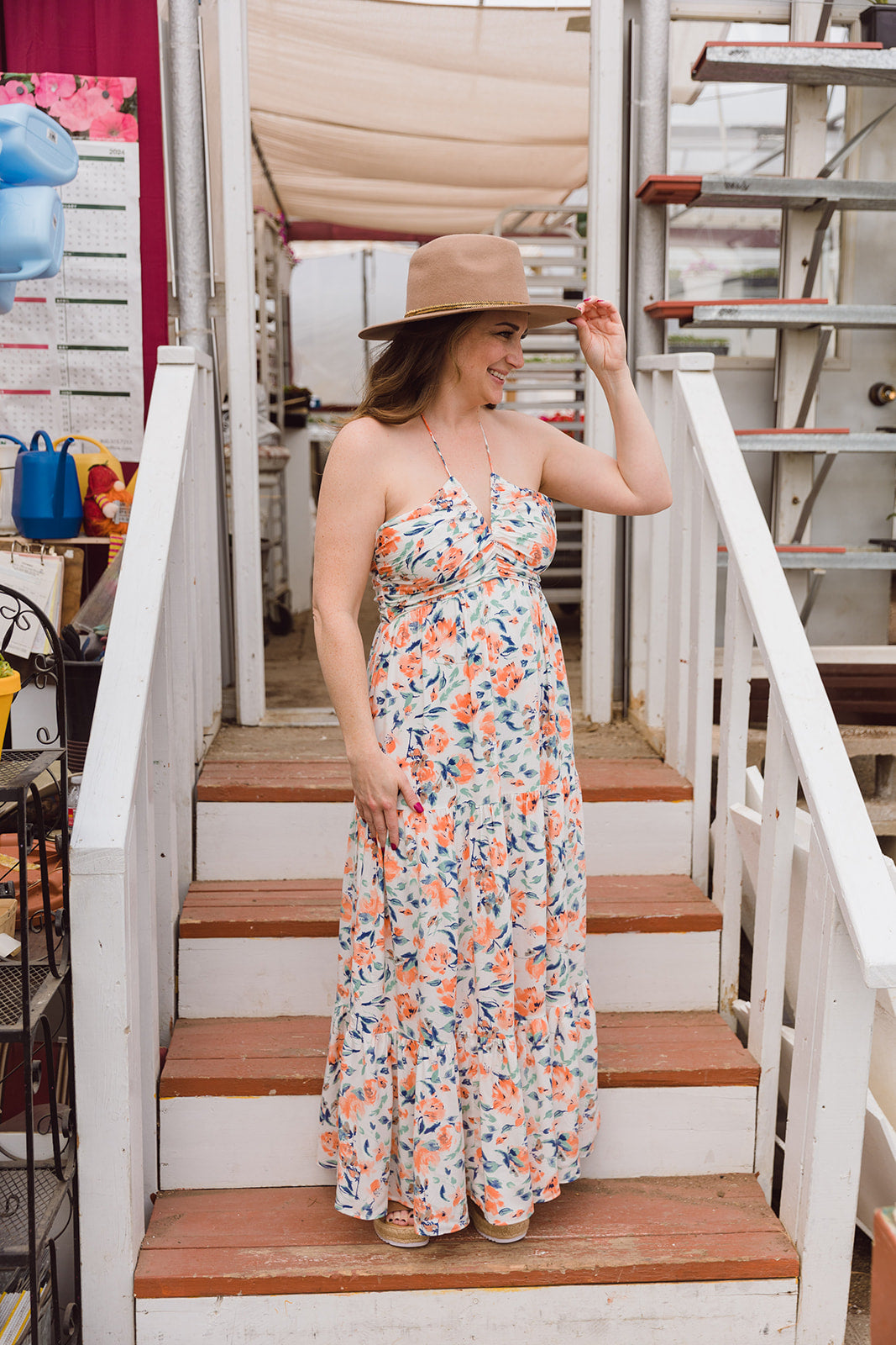 Britney Halter Tie Maxi Dress