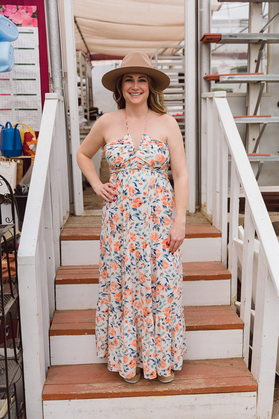 Britney Halter Tie Maxi Dress