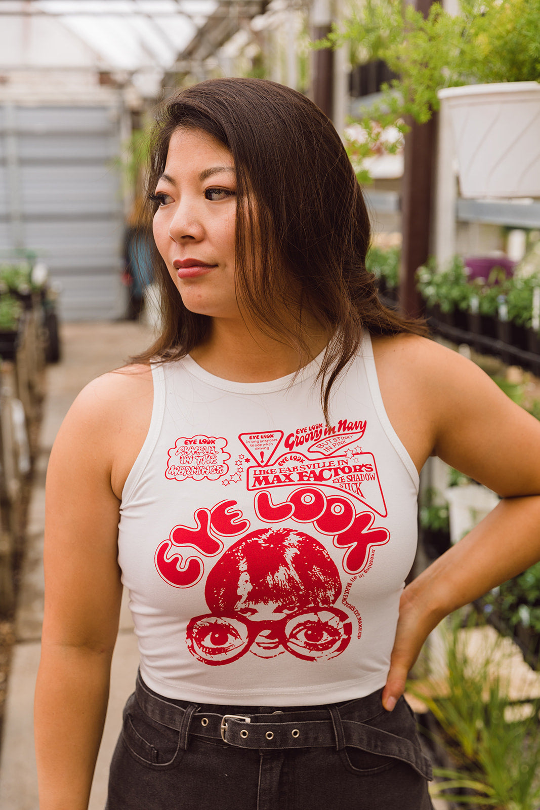 Alanis Graphic Crop Top