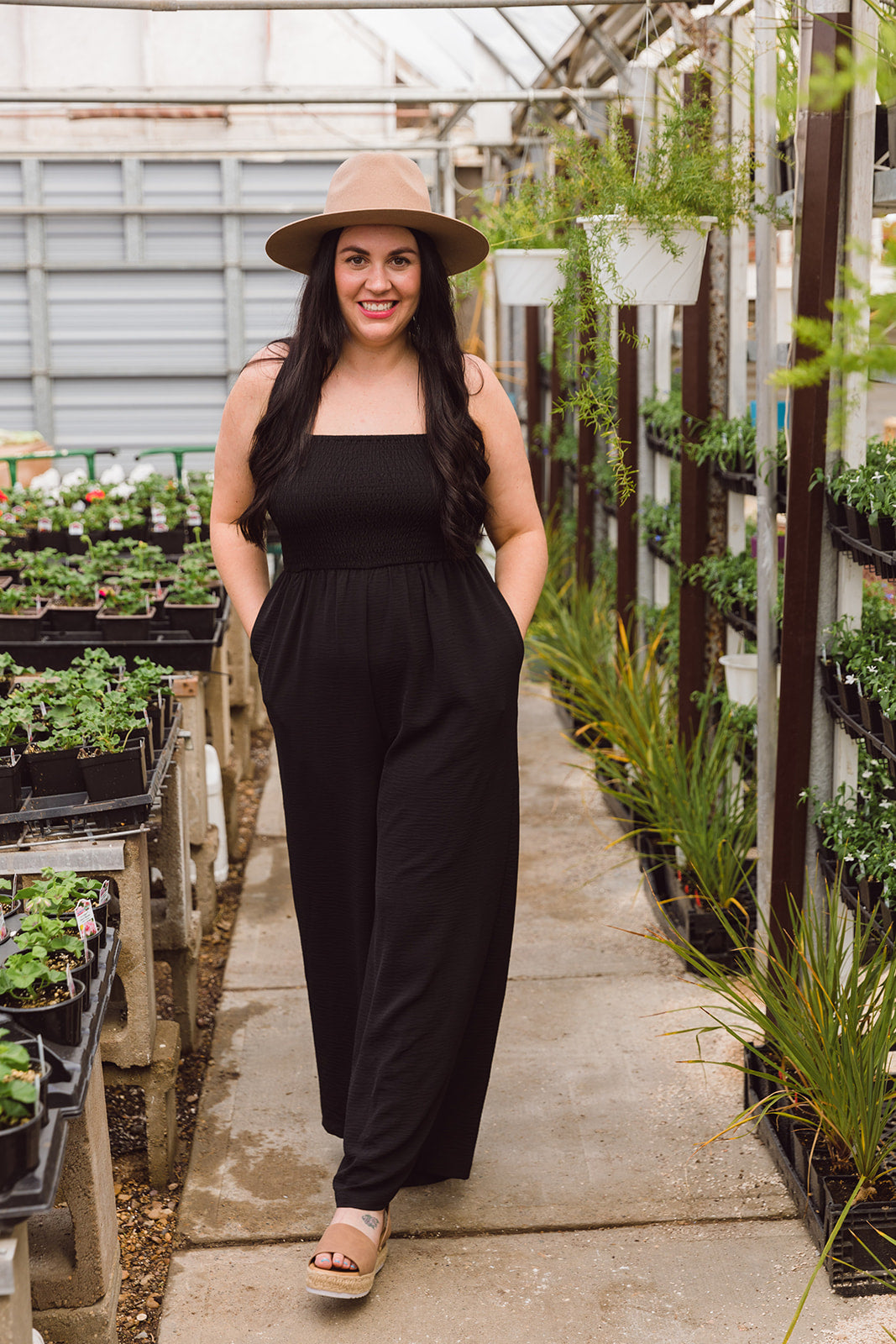 Maura Sleeveless Black Jumpsuit