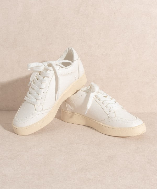 Carmen White Tennis Shoe