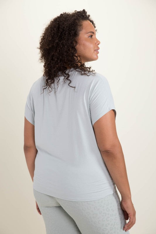 Bella Twist Front Tee Curvy