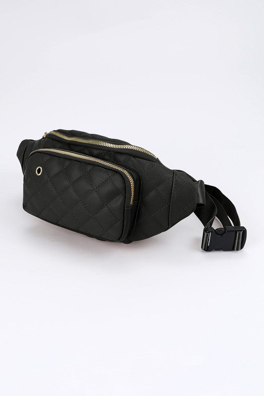 Fergie Diamond Pattern Belt Bag