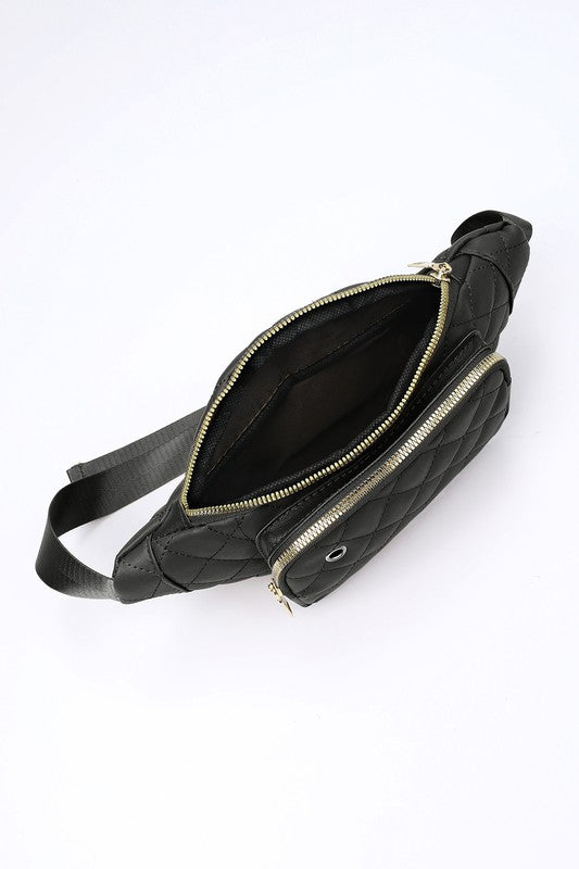 Fergie Diamond Pattern Belt Bag