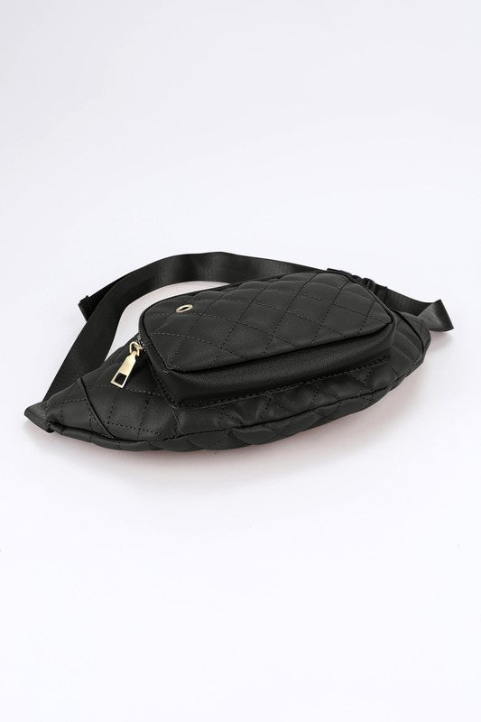 Fergie Diamond Pattern Belt Bag