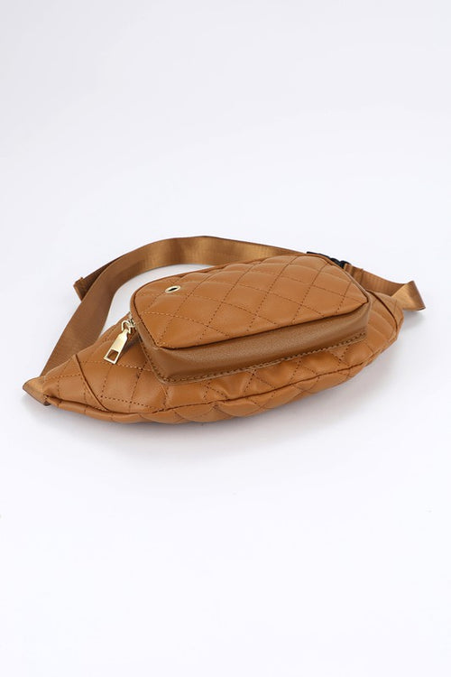 Fergie Diamond Pattern Belt Bag