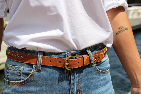 Blue Sage Concho Belt
