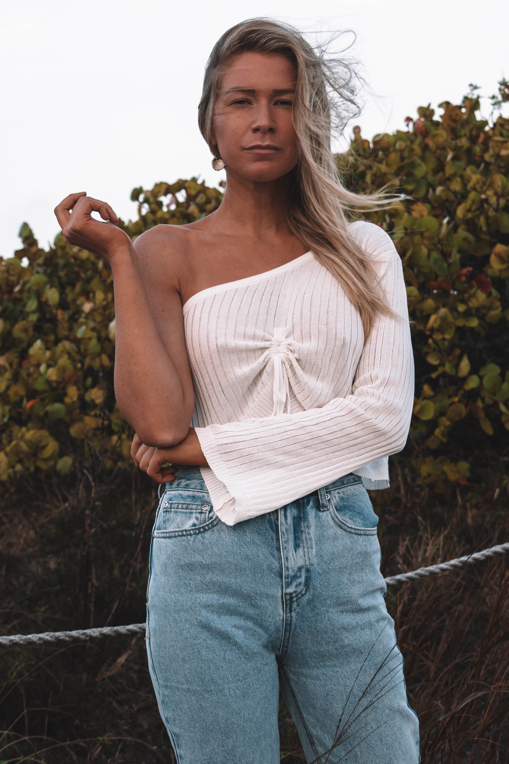 Osorno One Shoulder Sweater