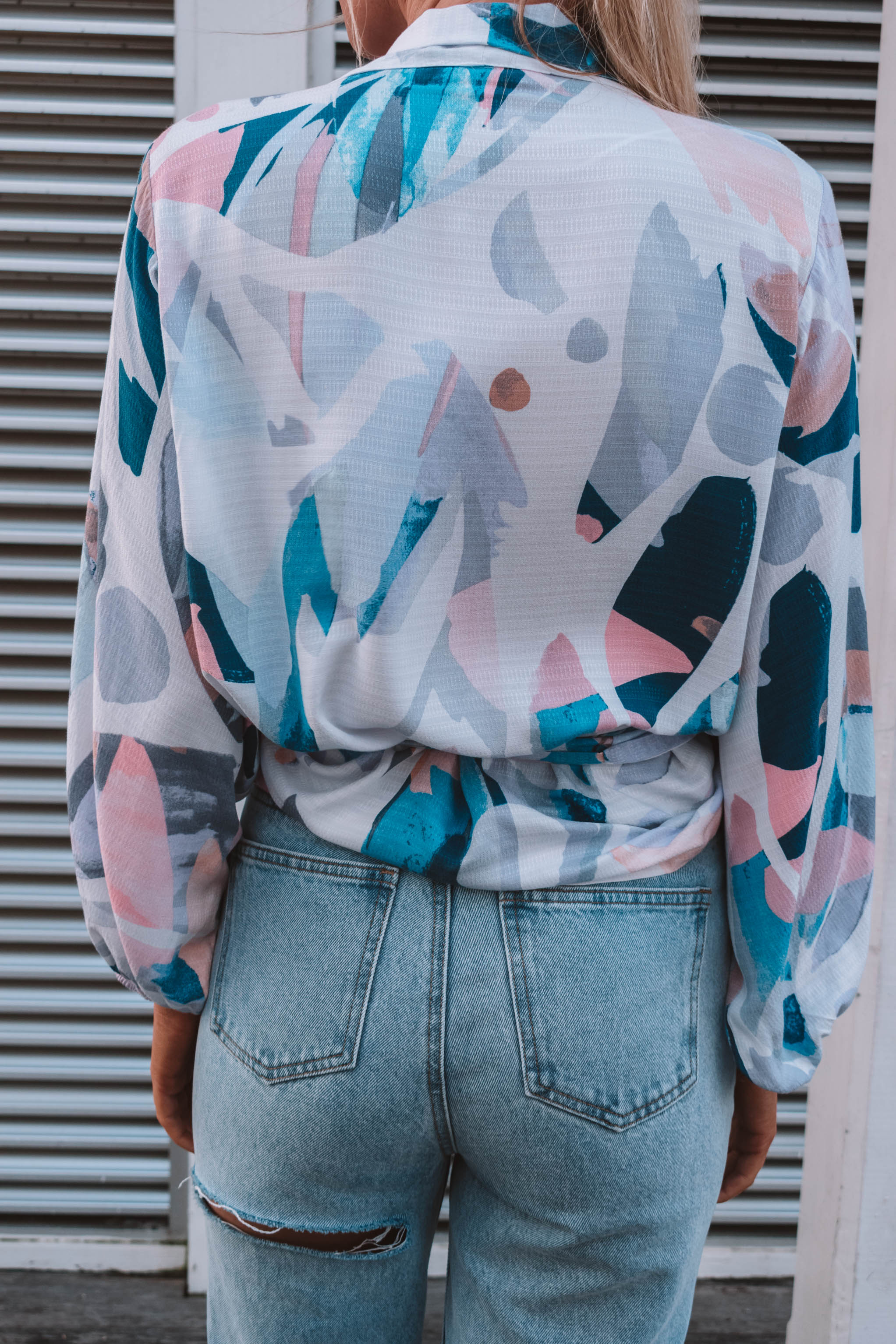 Caldera Printed Kimono Wrap Top