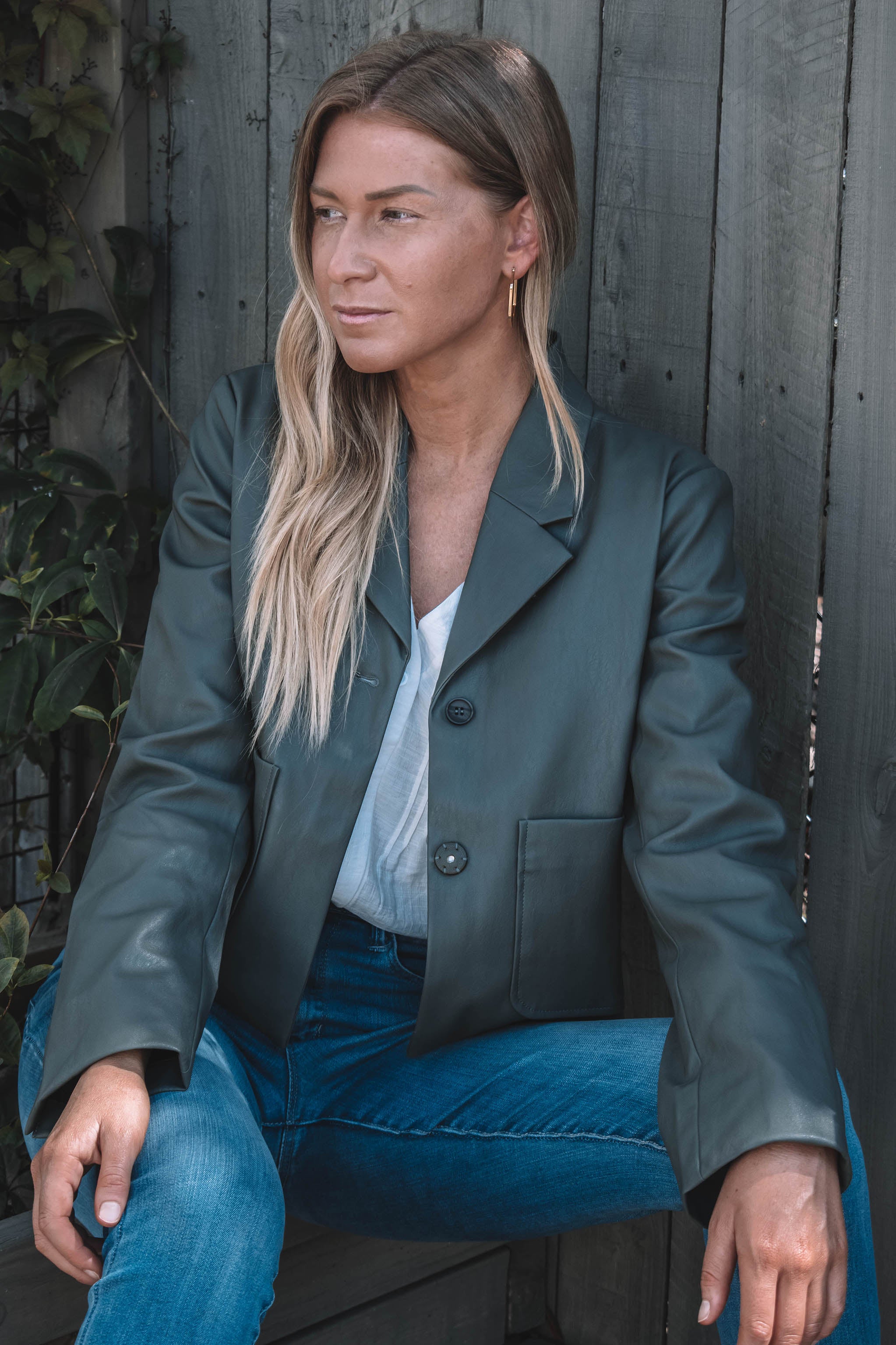 Kluane Faux Leather Jacket