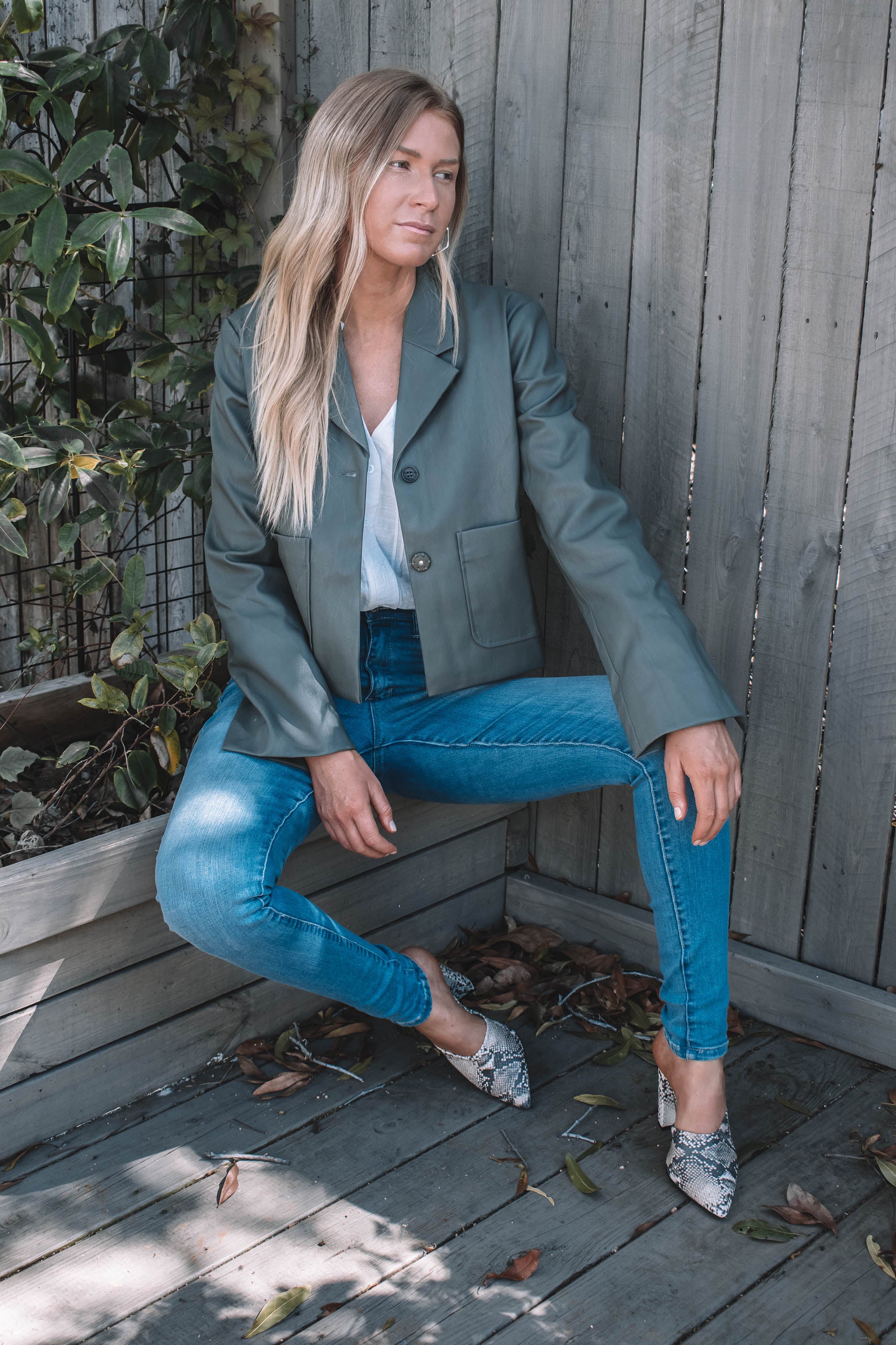 Kluane Faux Leather Jacket