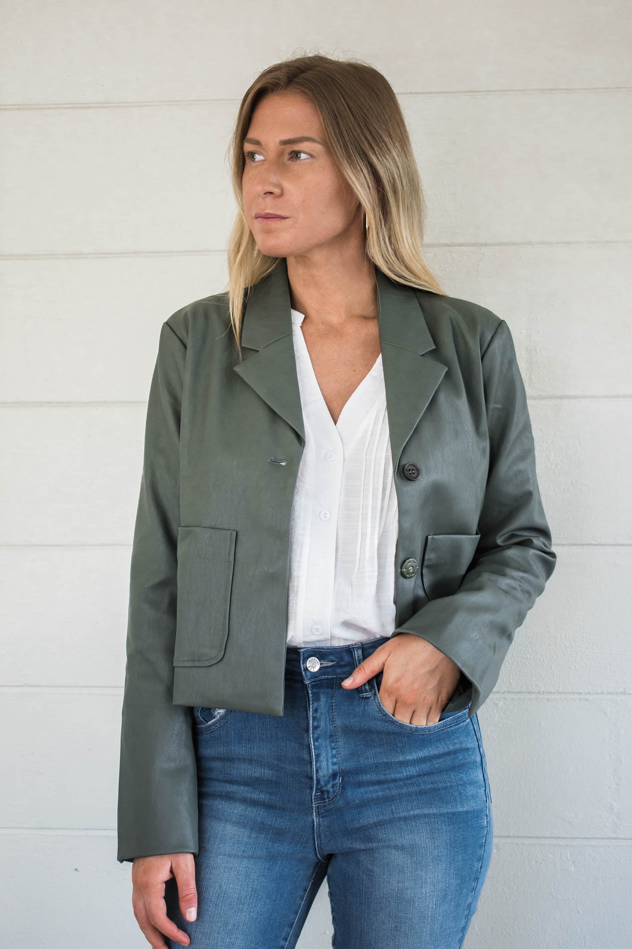 Kluane Faux Leather Jacket