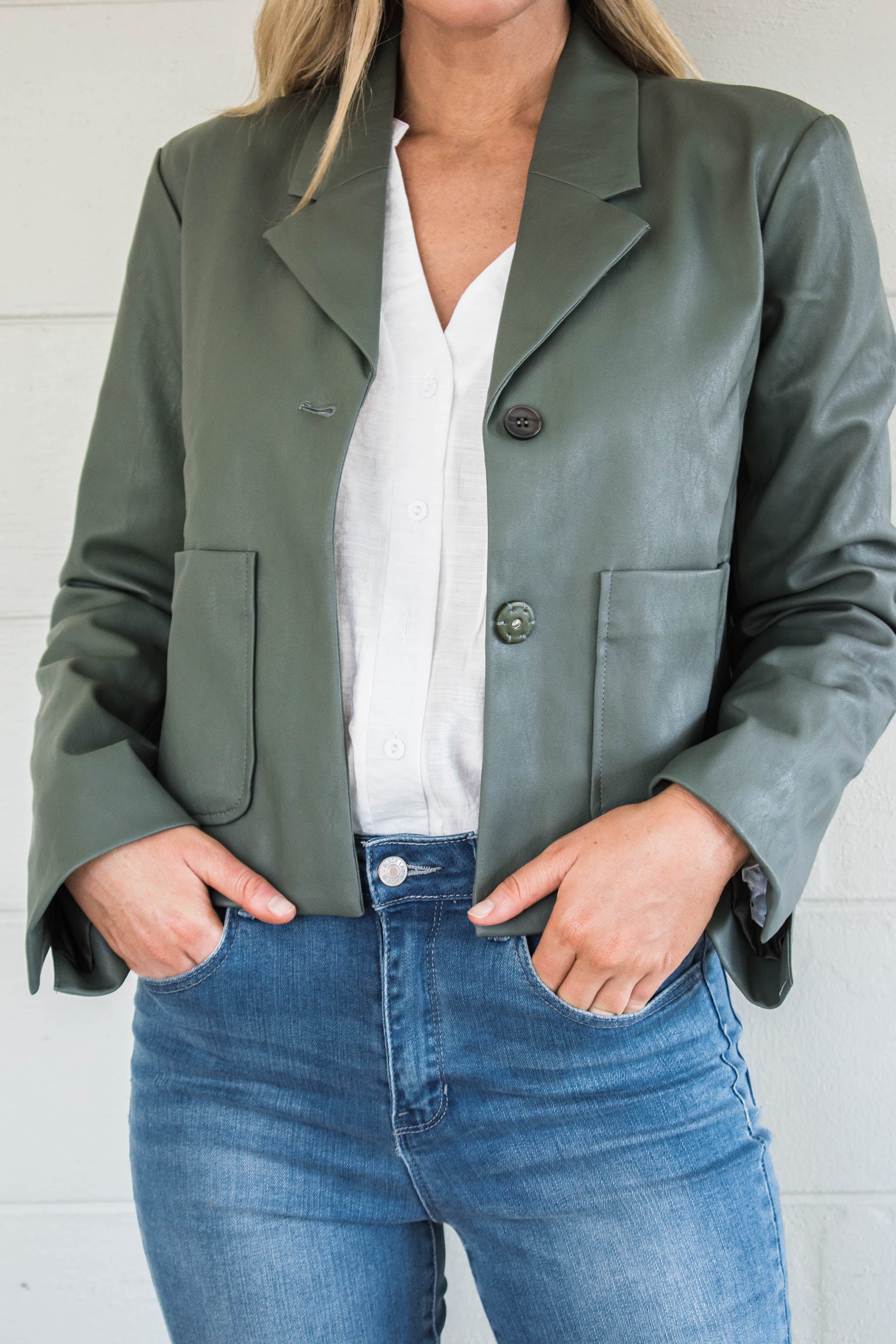 Kluane Faux Leather Jacket