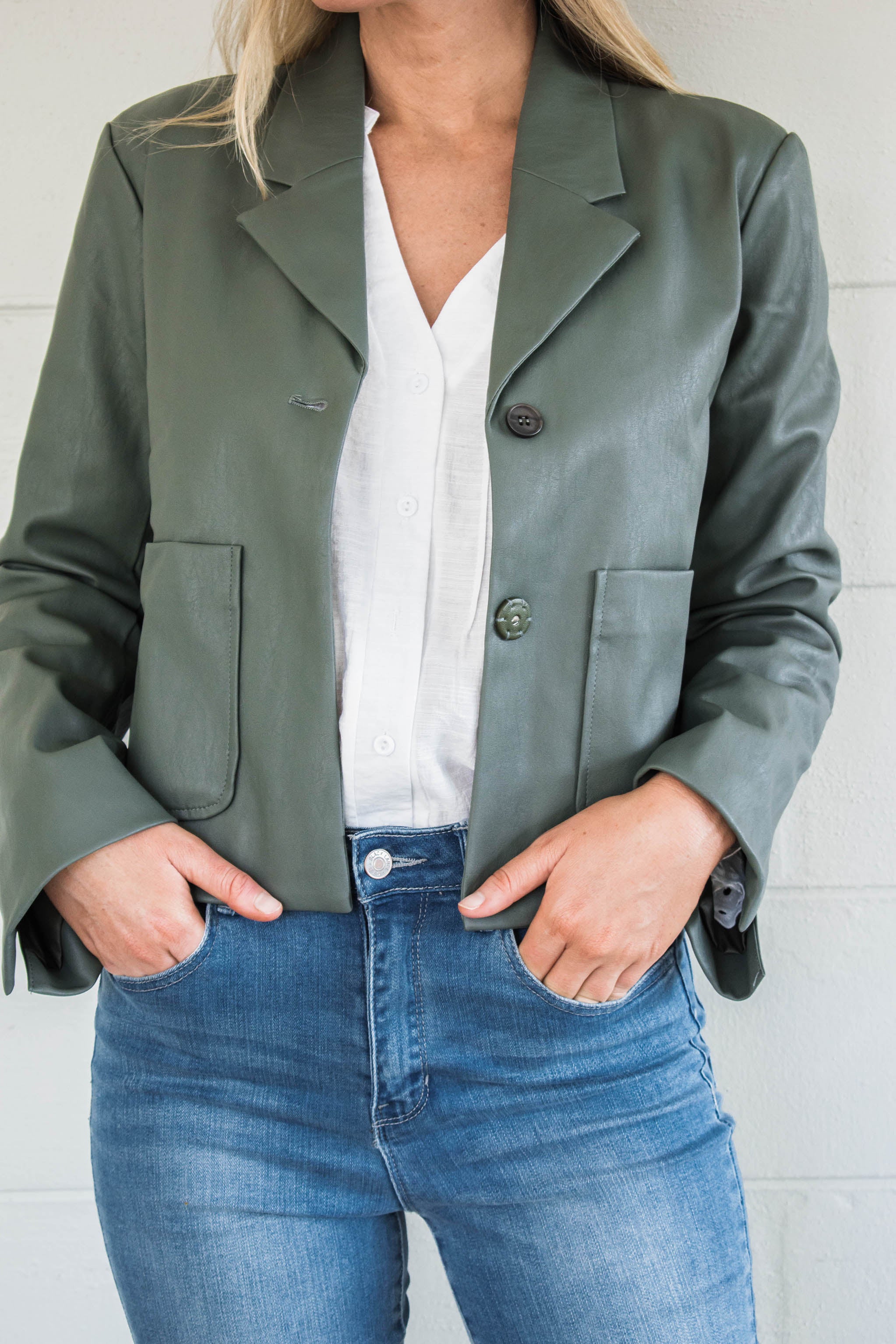 Kluane Faux Leather Jacket