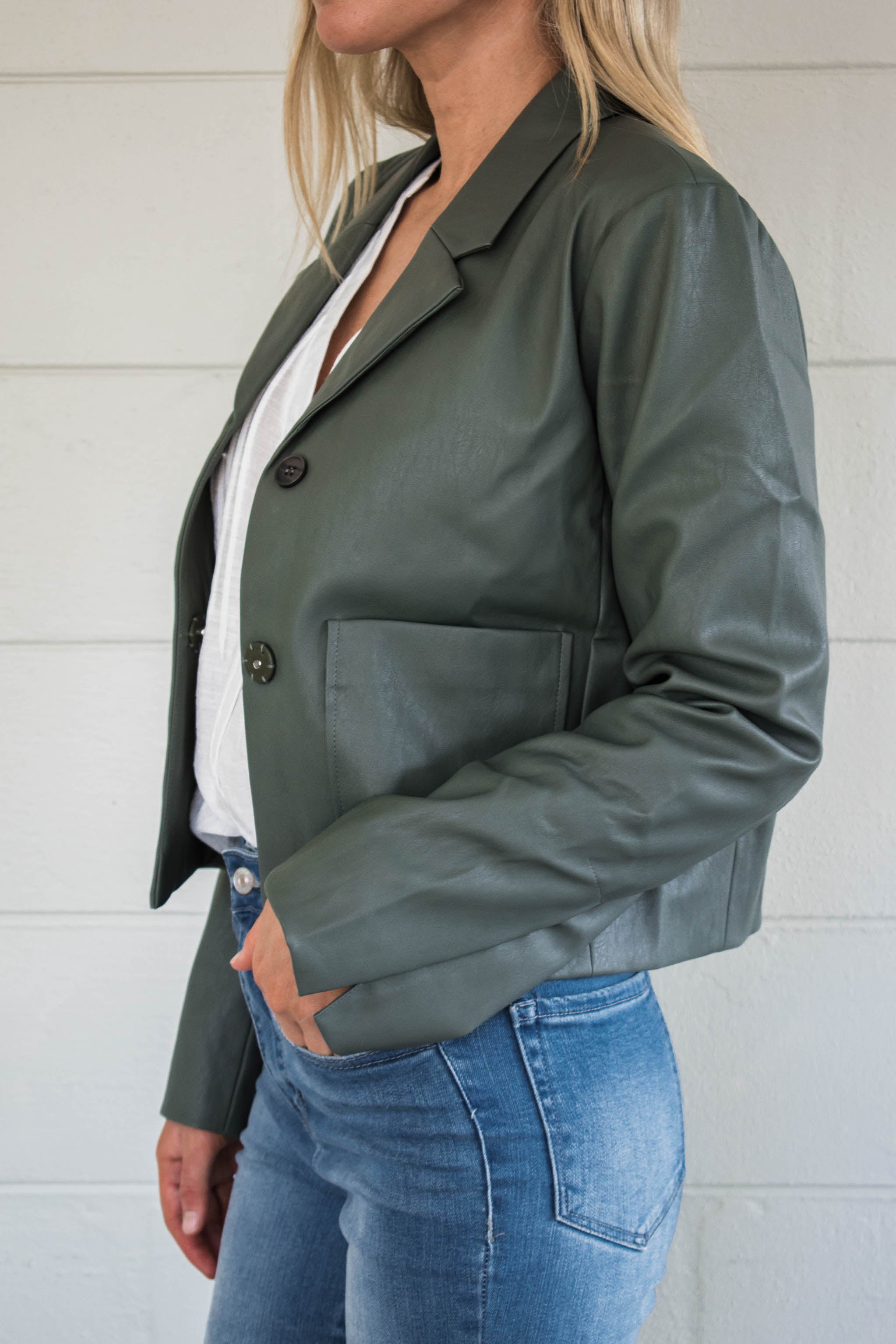 Kluane Faux Leather Jacket