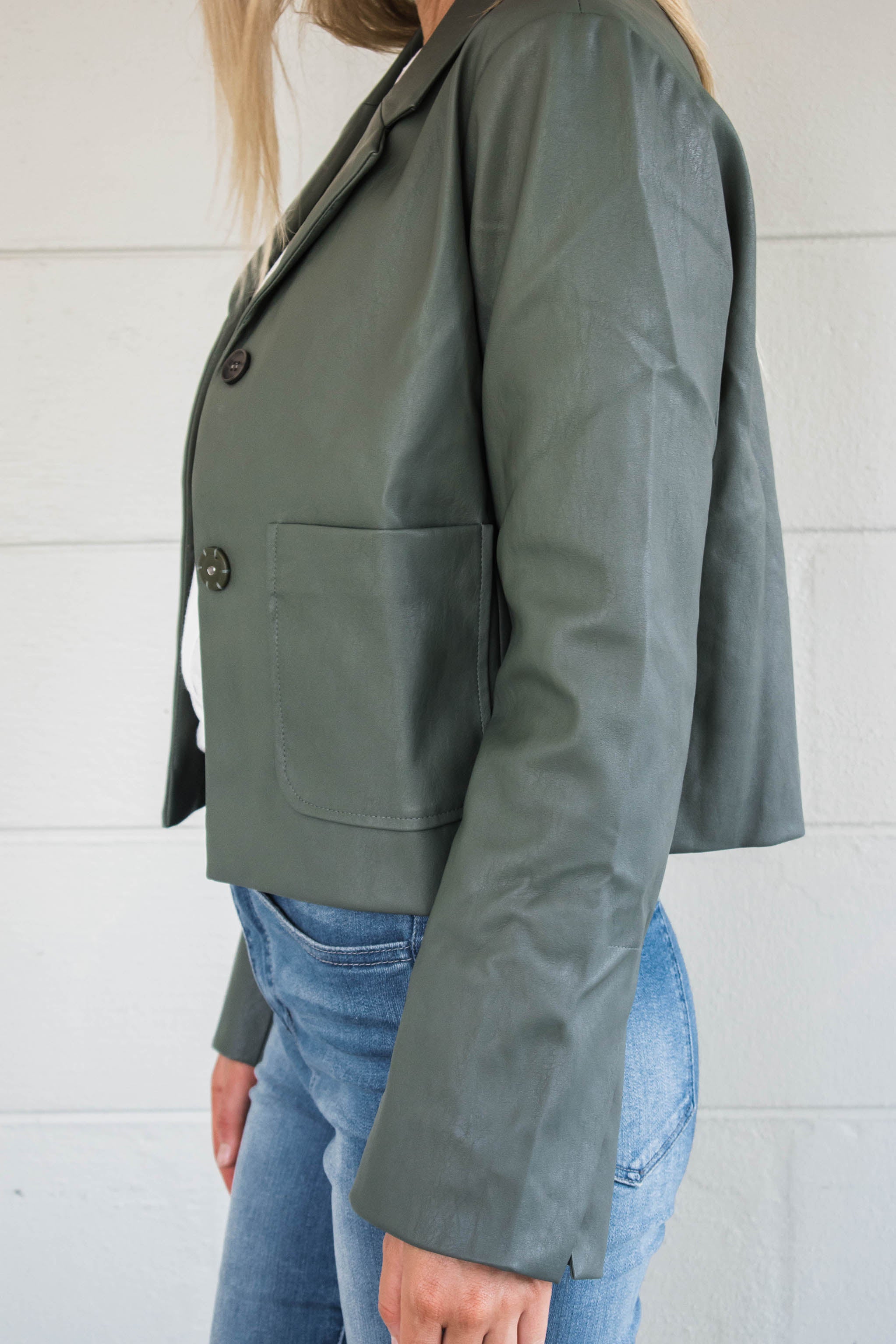 Kluane Faux Leather Jacket