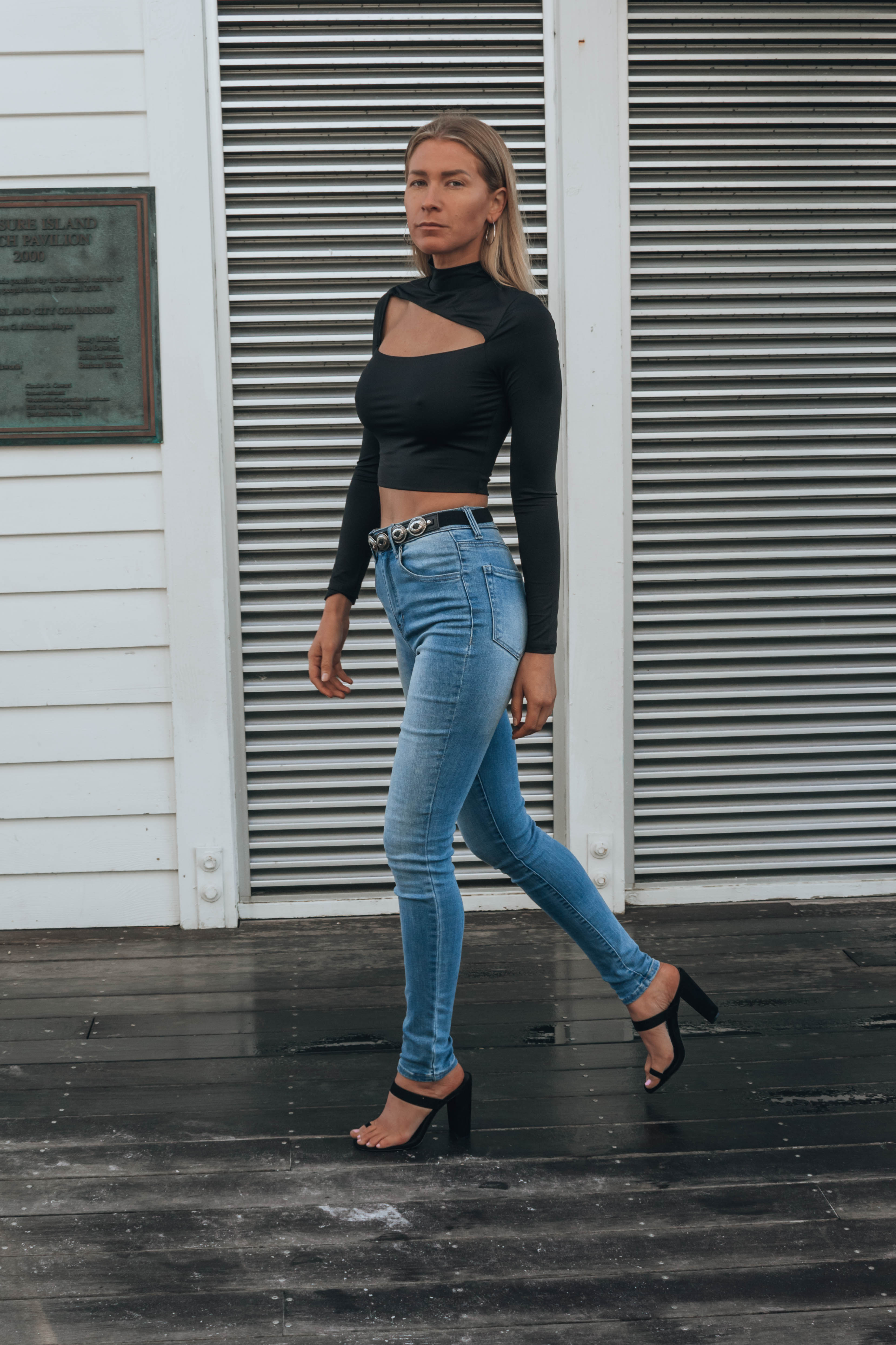 Andres Mock Neck Top