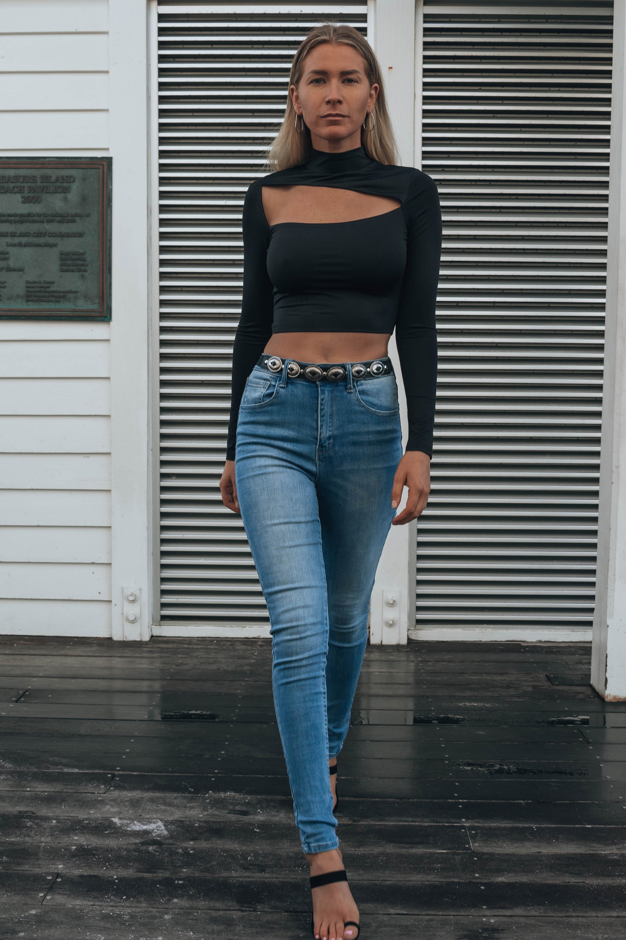 Andres Mock Neck Top