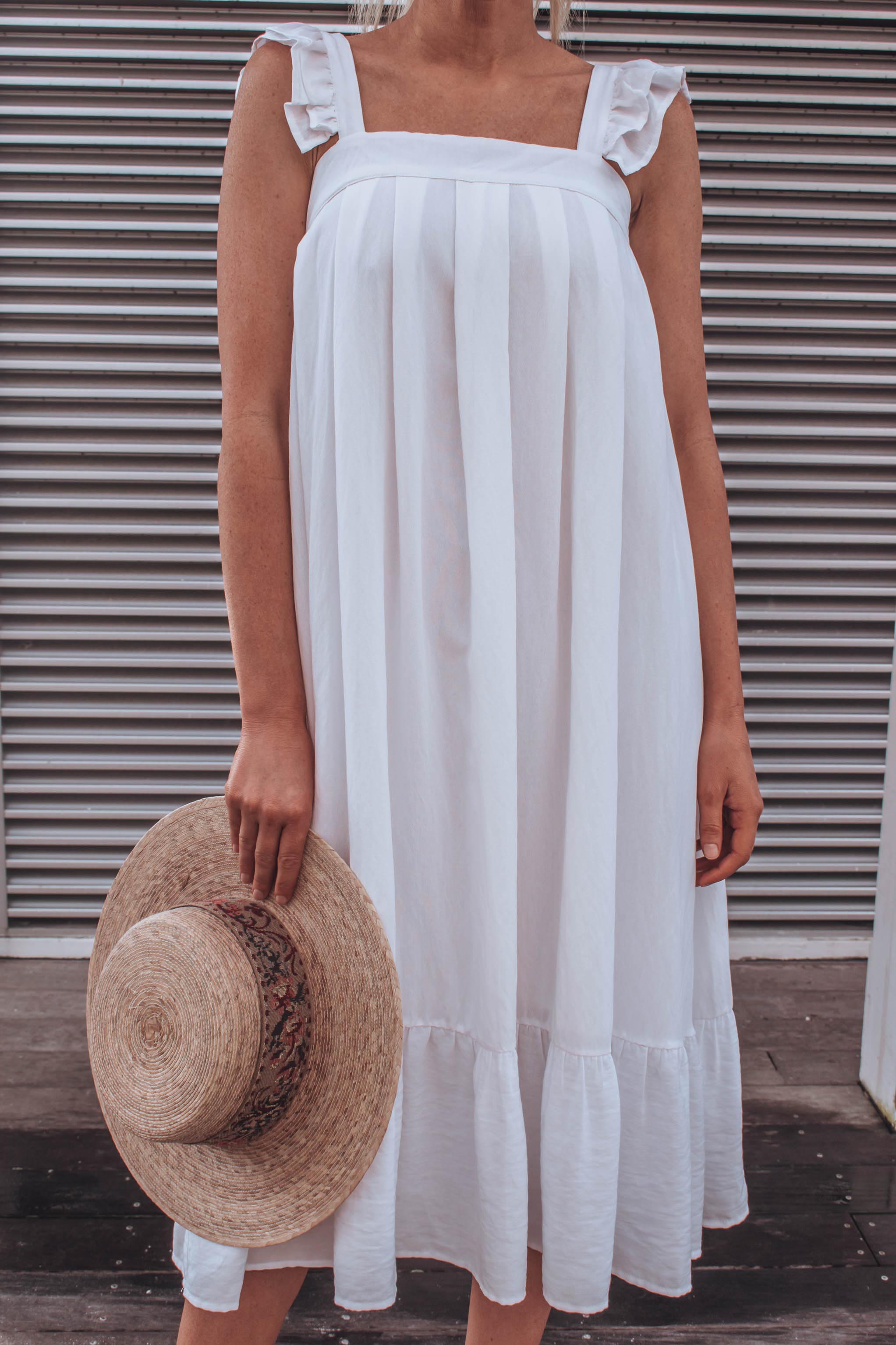 Ella Ruffle Midi Dress