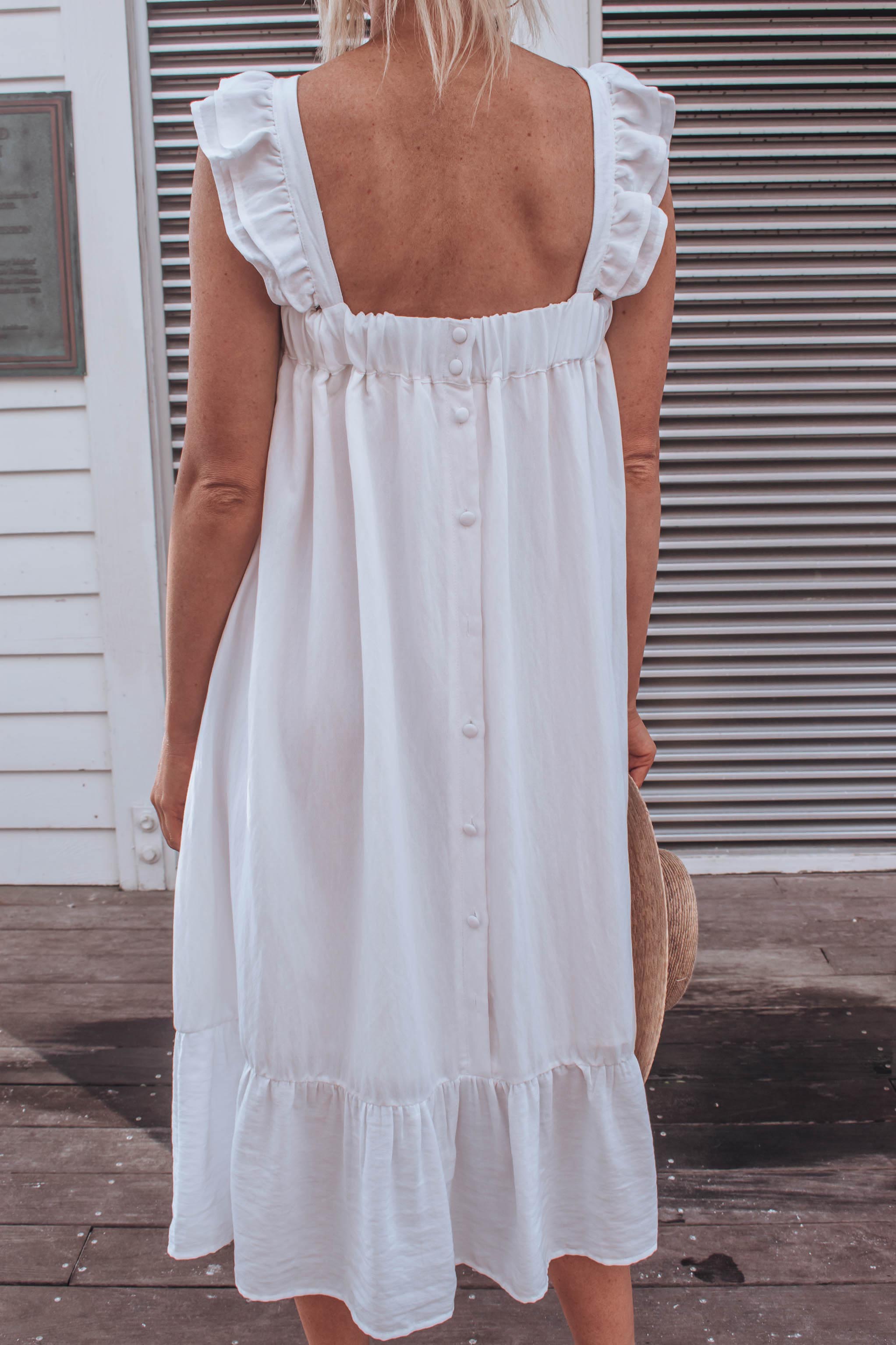 Ella Ruffle Midi Dress