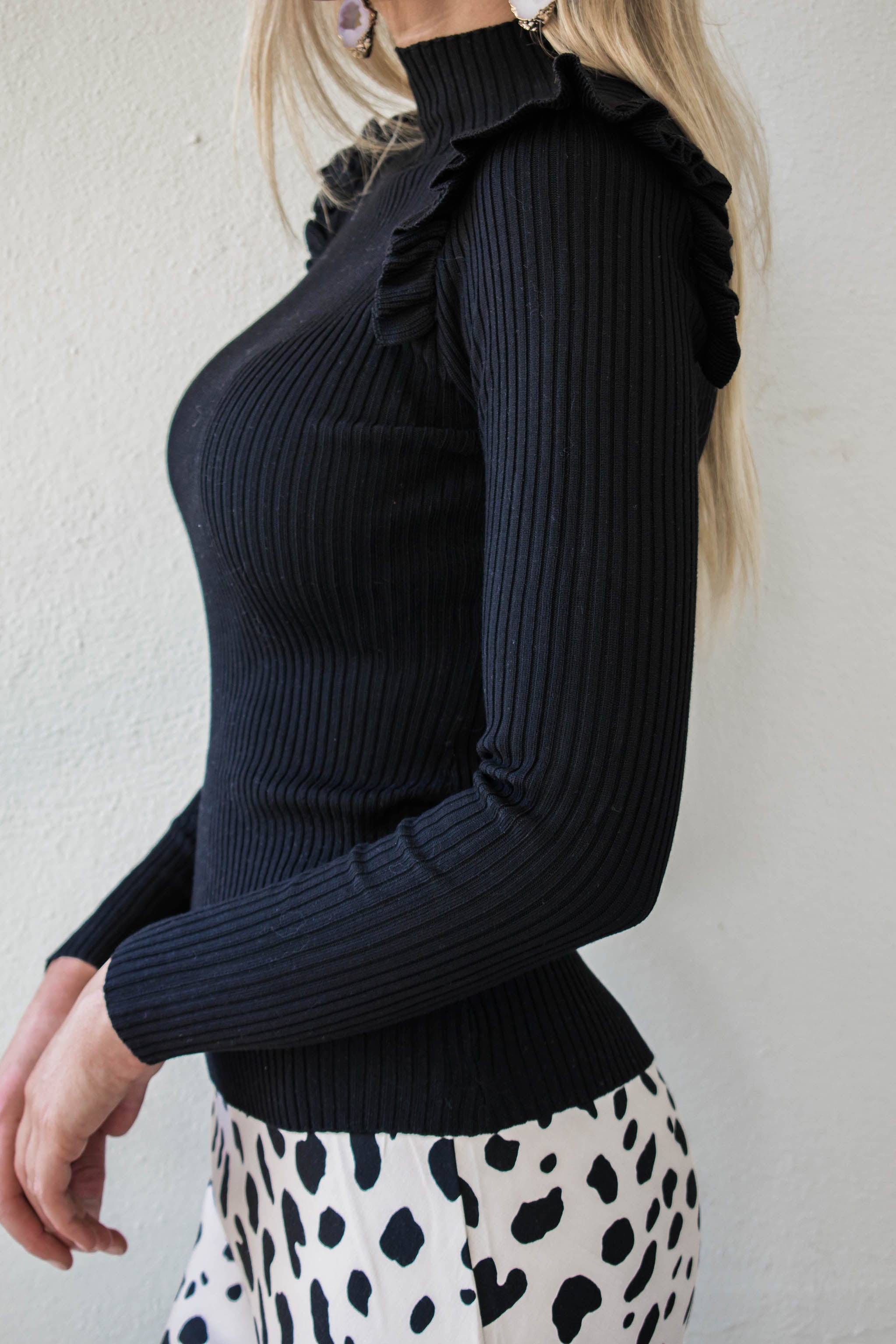 Cantwell Ruffle Sweater