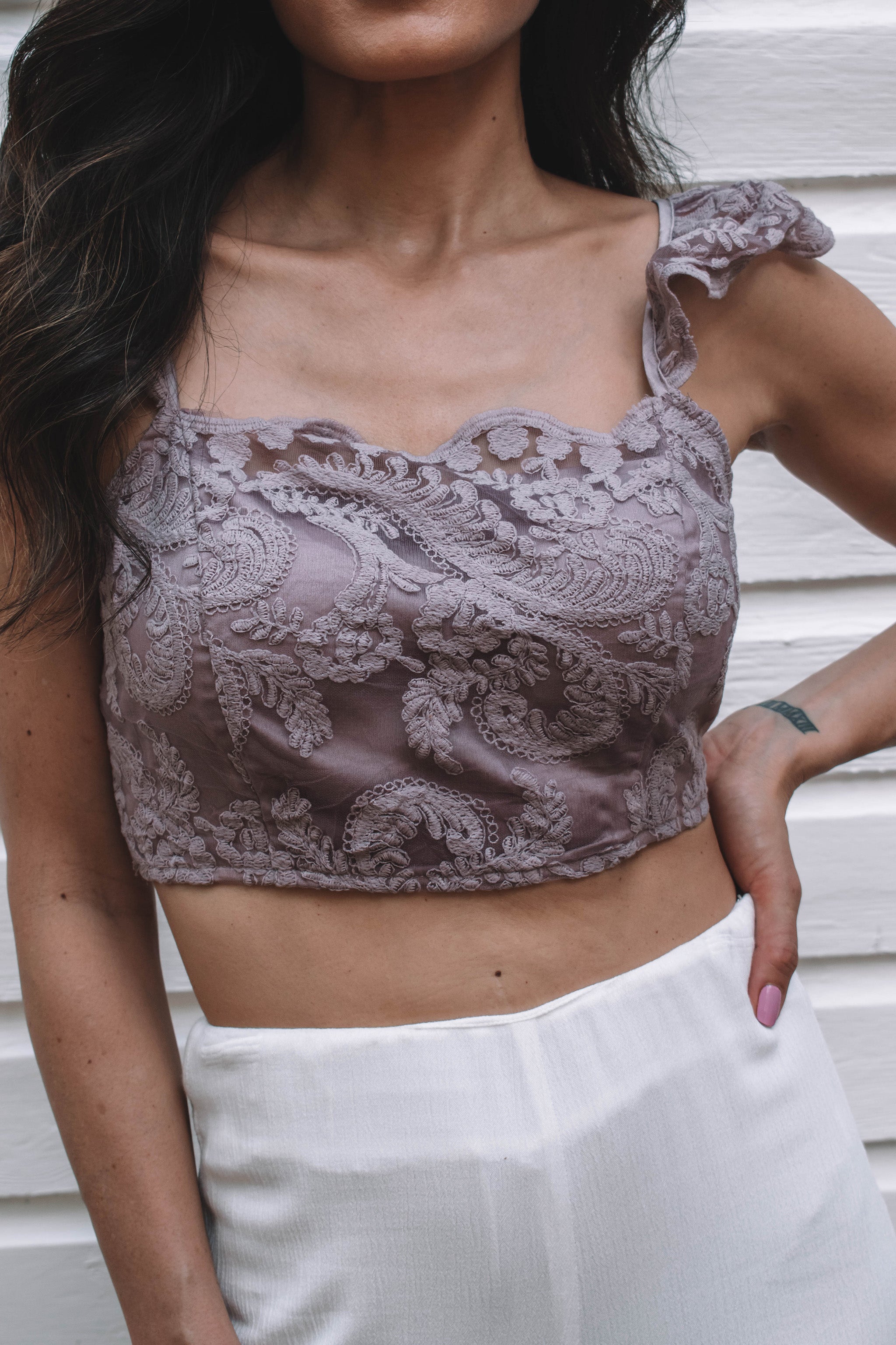 Lynn Lace Crop Top