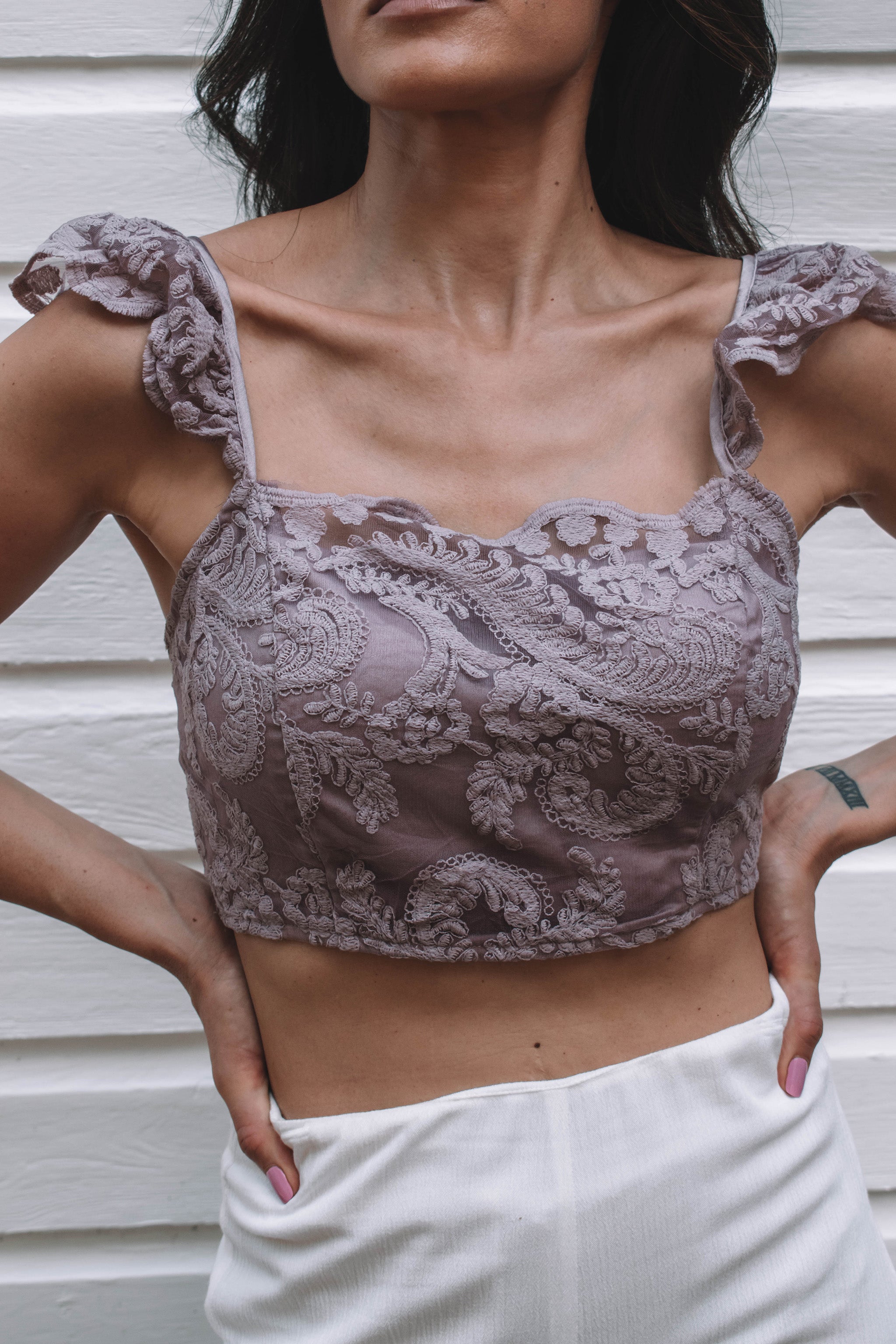 Lynn Lace Crop Top