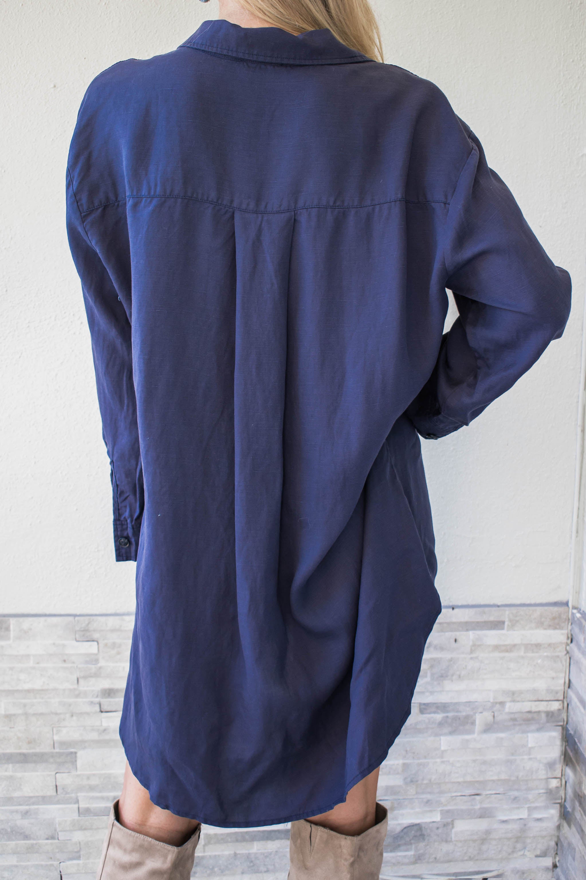 Julian Oversized Button Down Dress