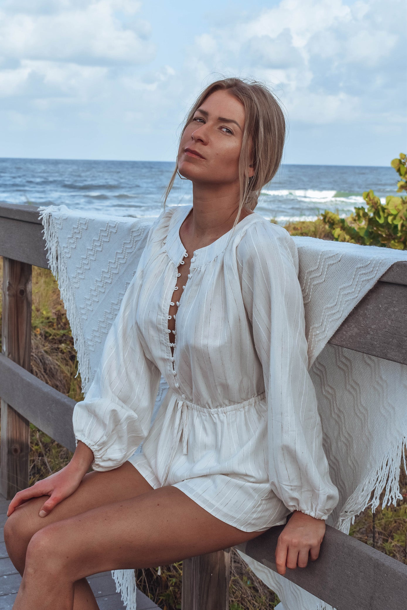 Myall Button Romper