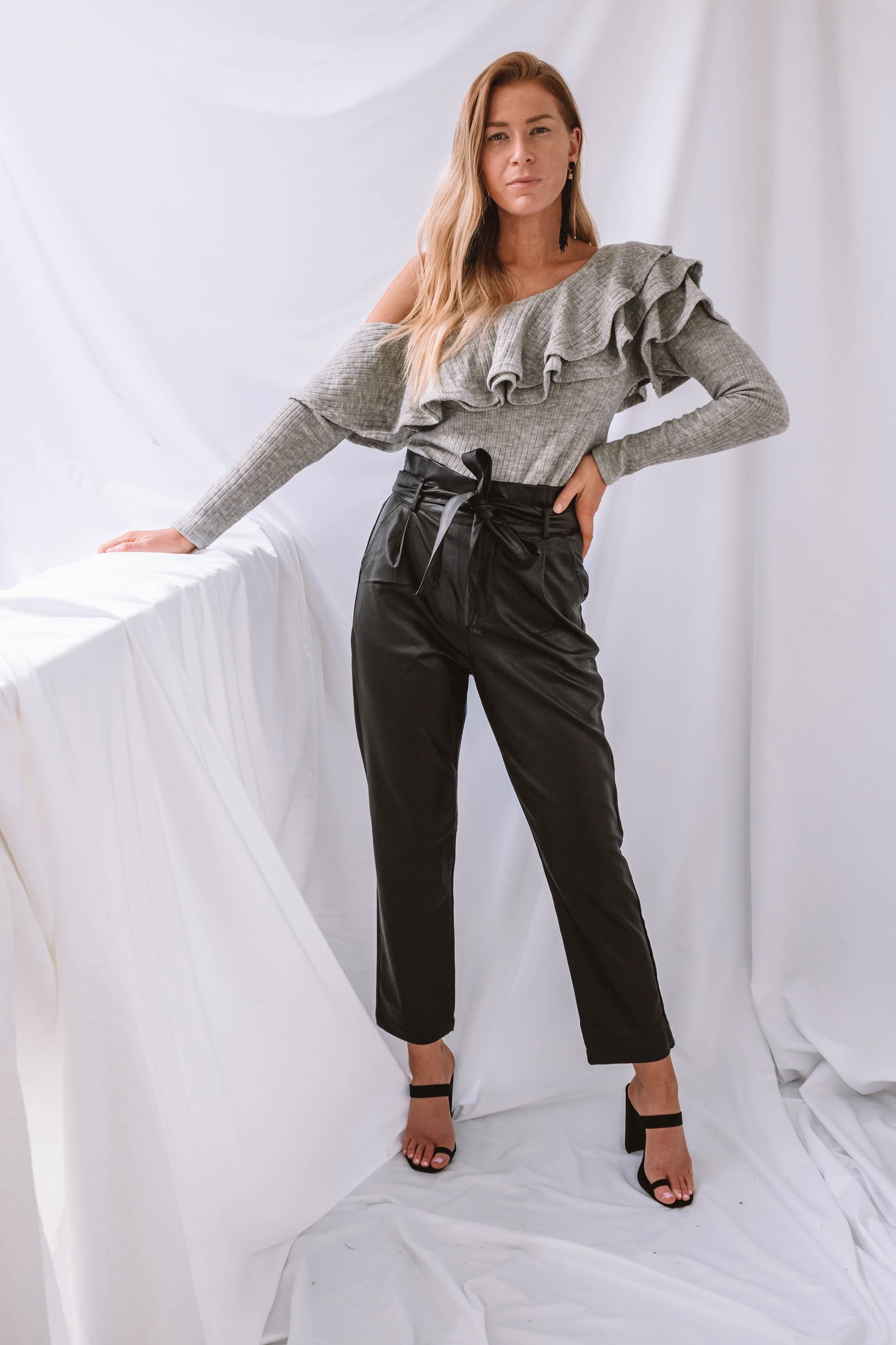 Belfast Ruffle Sweater