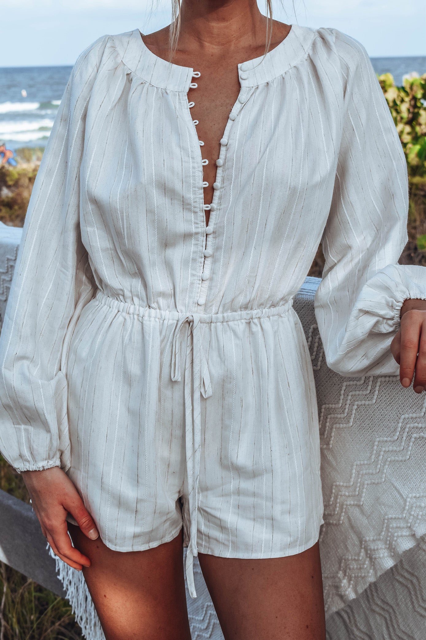 Myall Button Romper