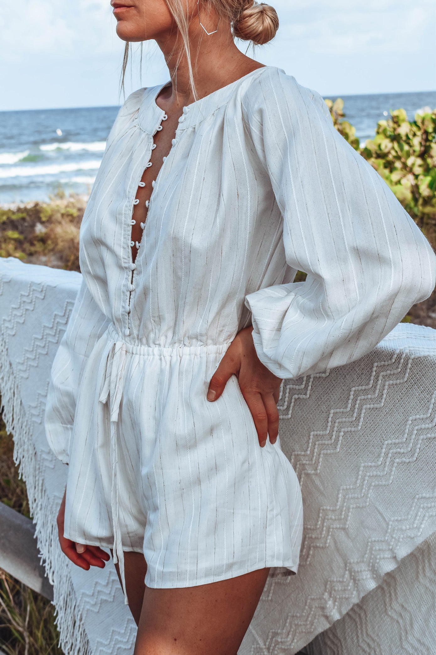 Myall Button Romper