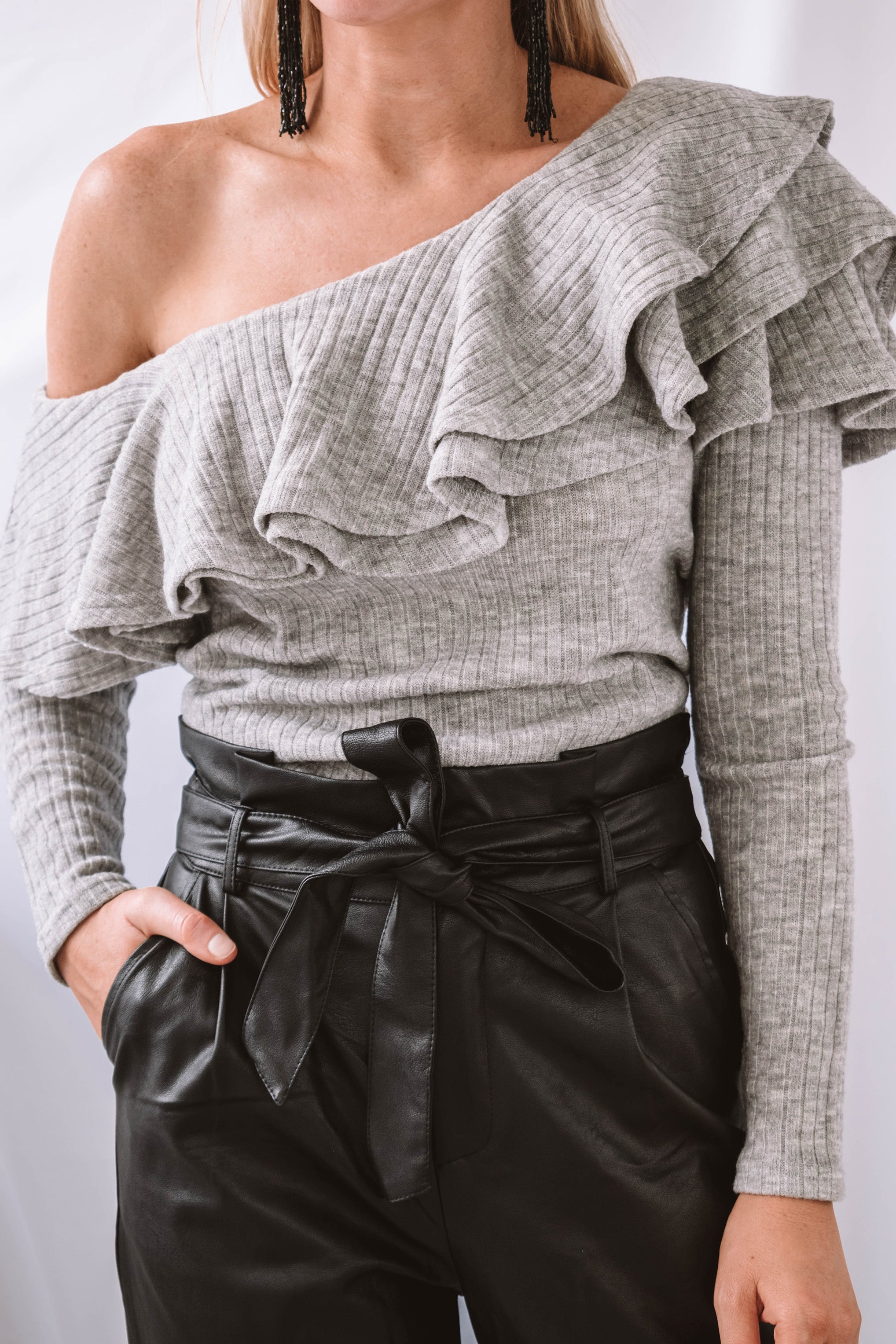 Belfast Ruffle Sweater