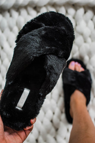 Elk Valley Faux Fur Slipper - Camel + Bone