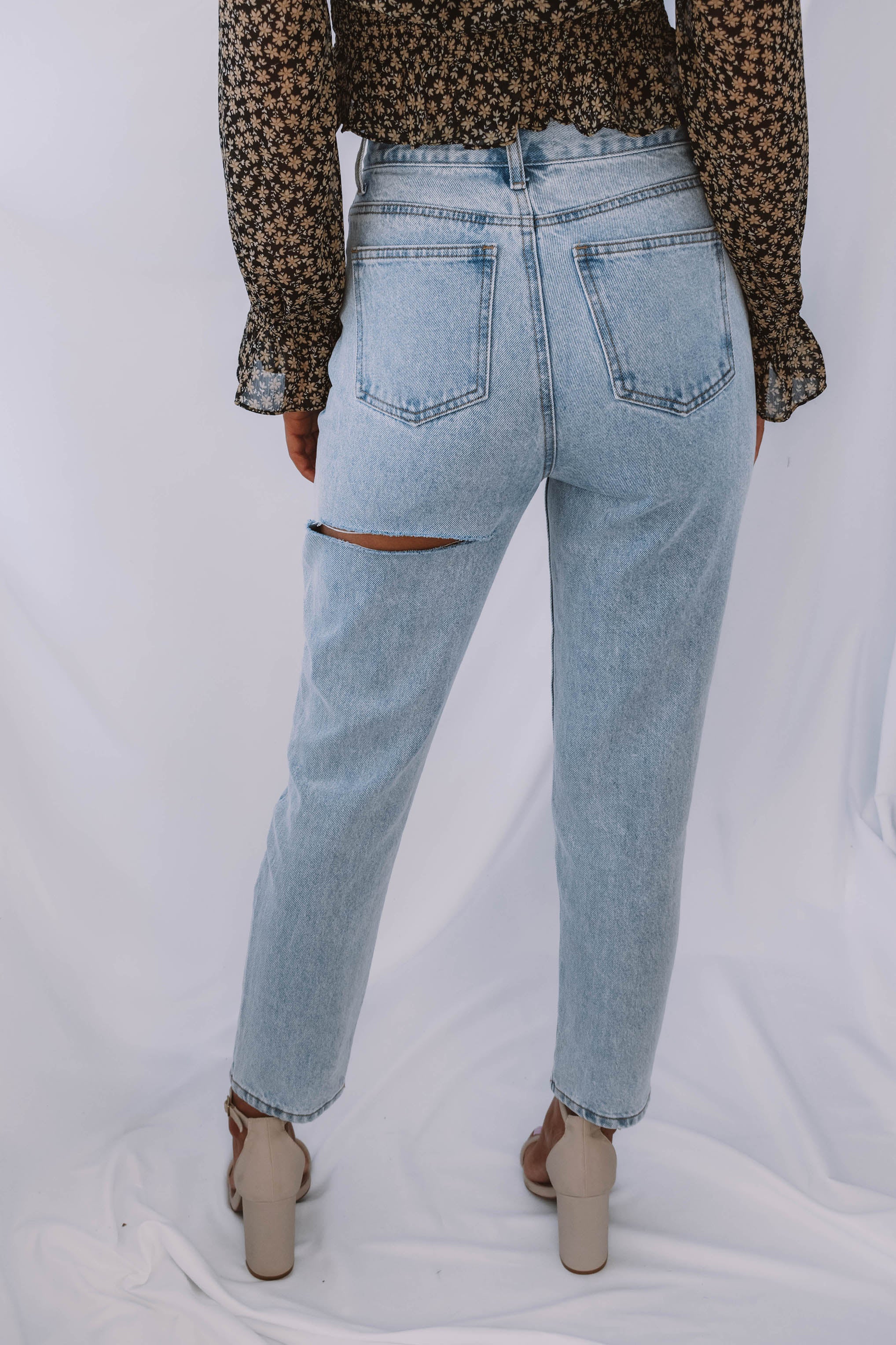 Harrison Slim Boyfriend Jean