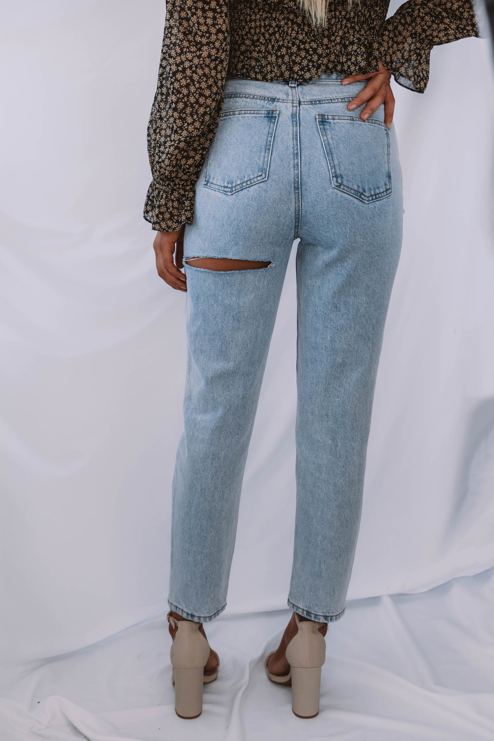 Harrison Slim Boyfriend Jean