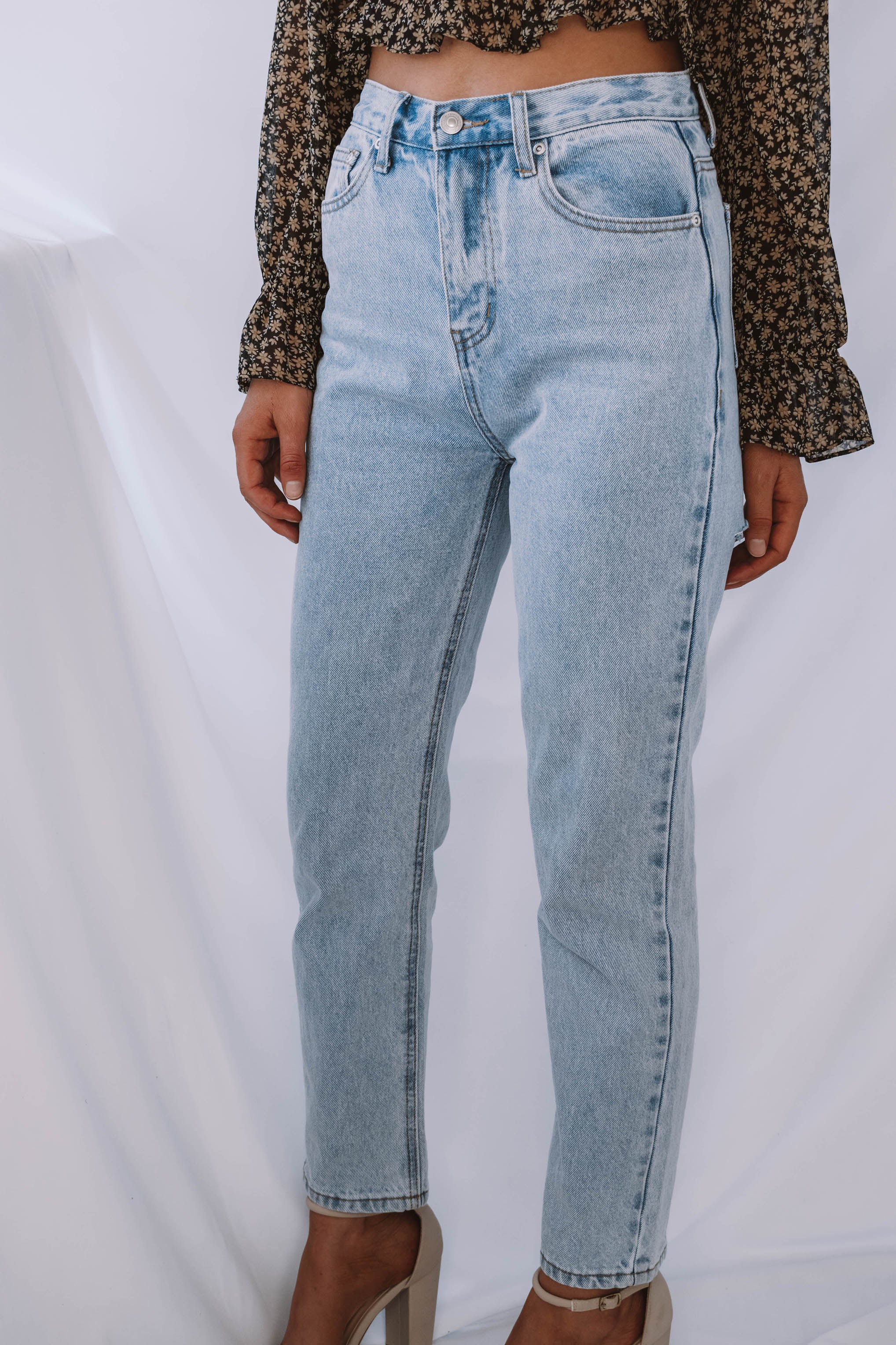 Harrison Slim Boyfriend Jean