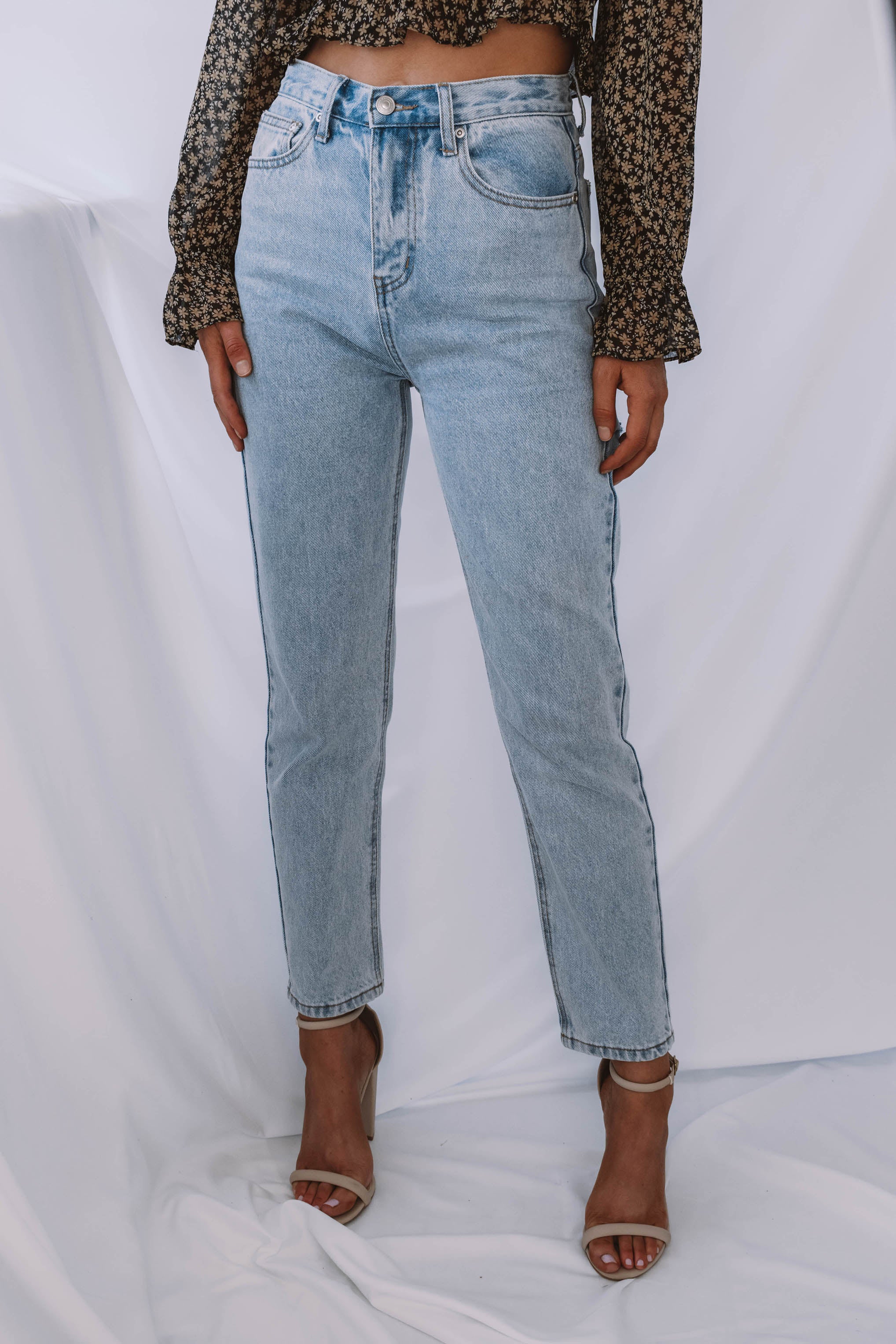 Harrison Slim Boyfriend Jean