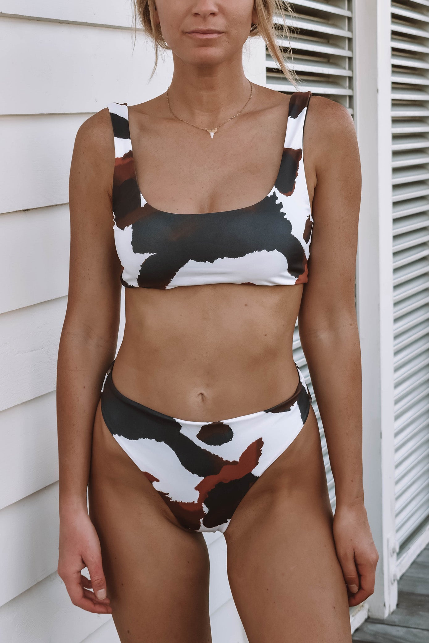 Keller Cow Print Bottom