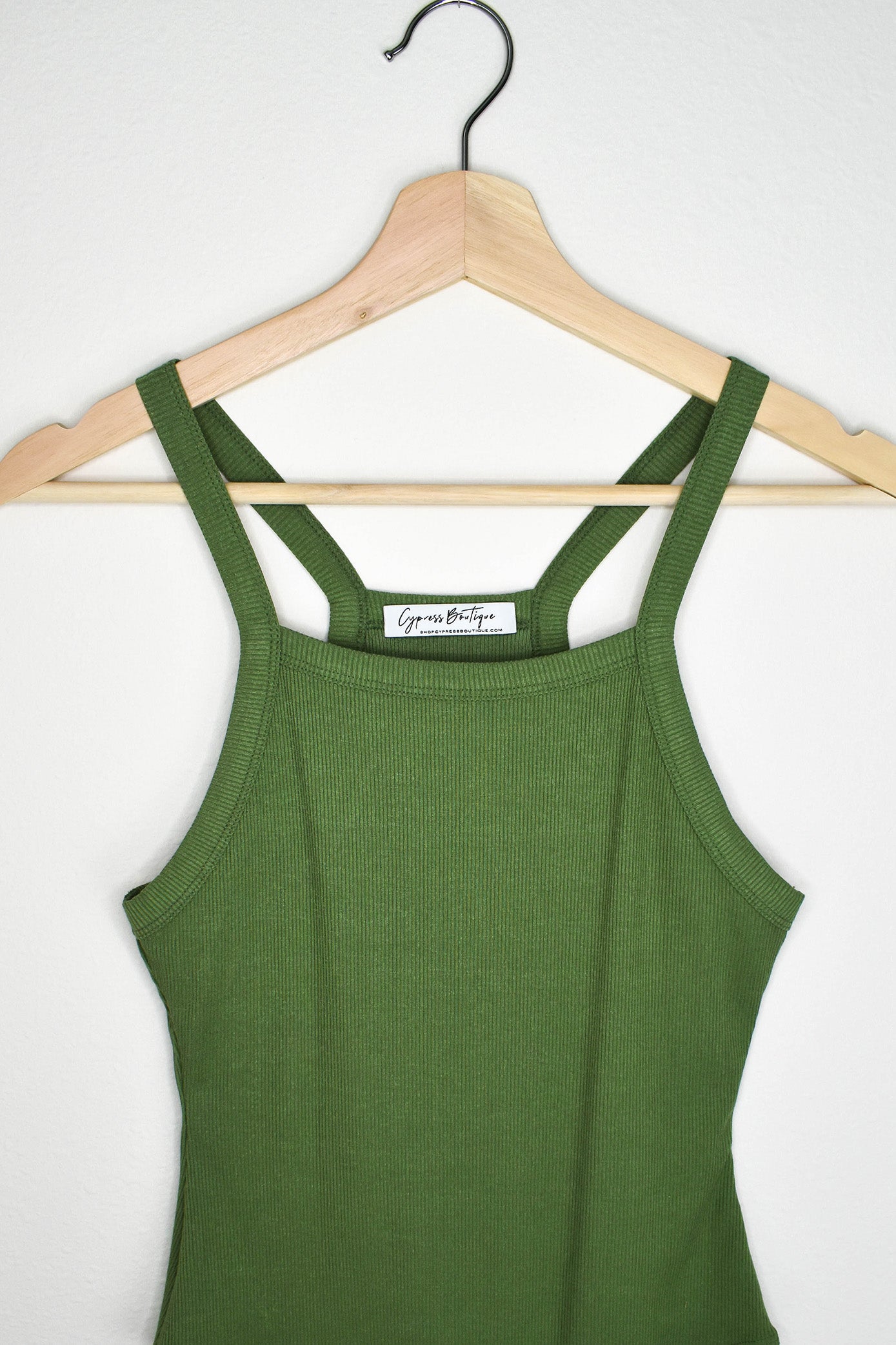 Clifton Ribbed Bodysuit - Olive