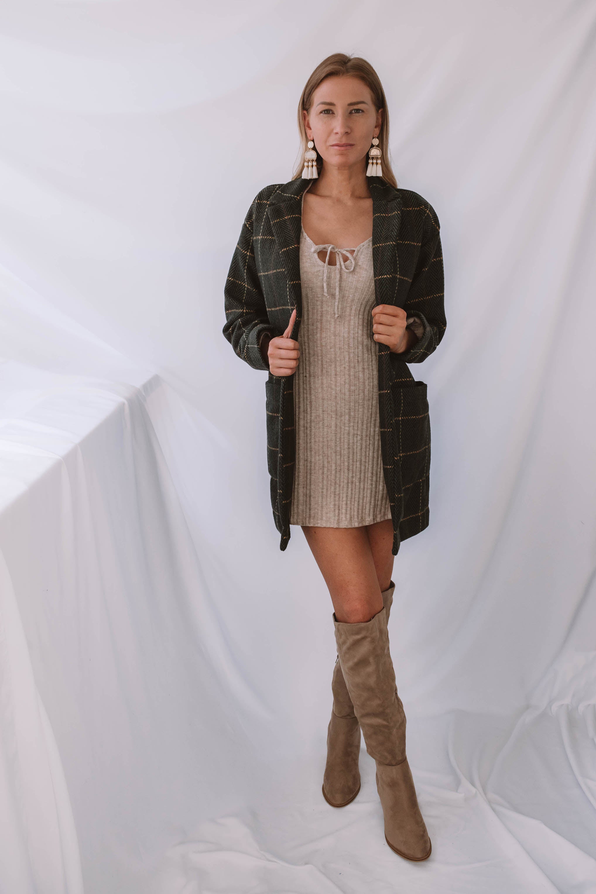 Carlin V Neck Dress