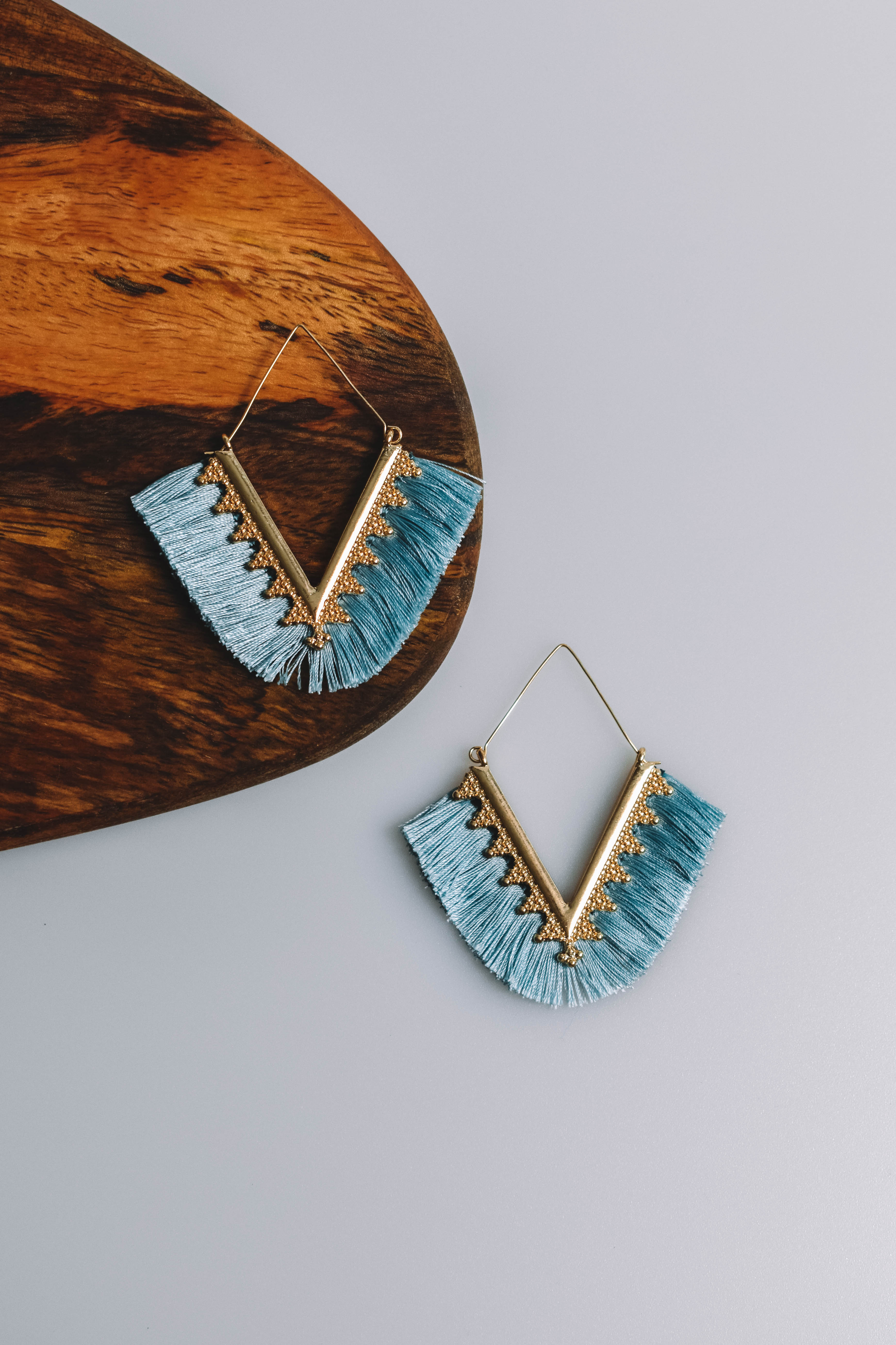 Diamond Fan Earring