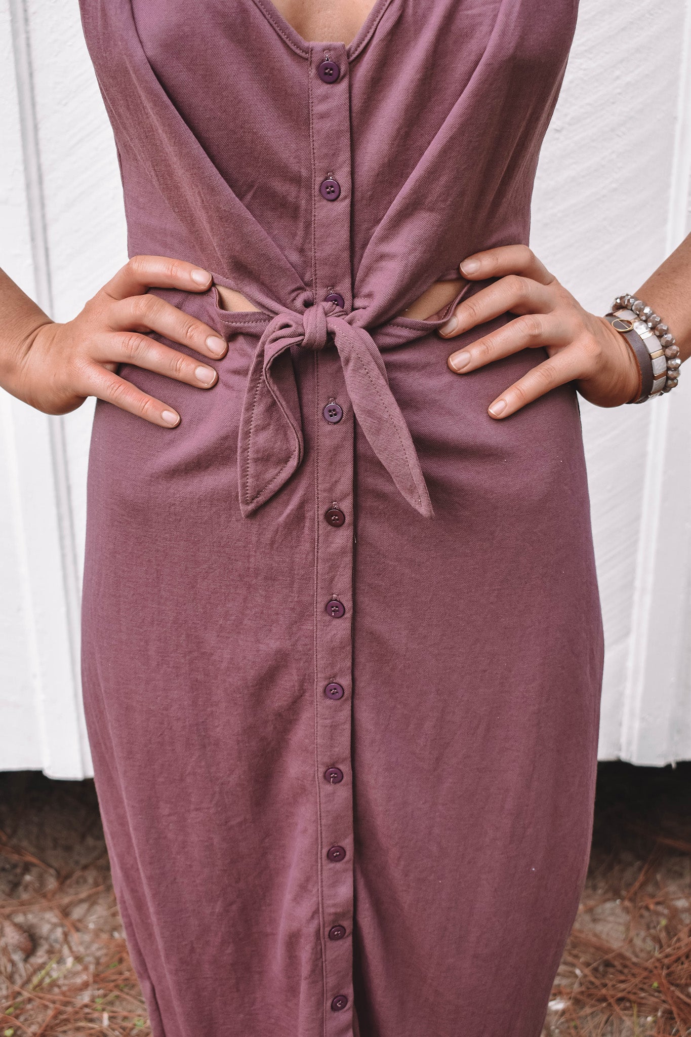 Hampton Button Down Midi Dress