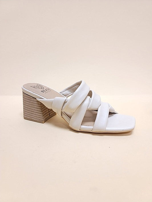 Georgette Open Toe Heel