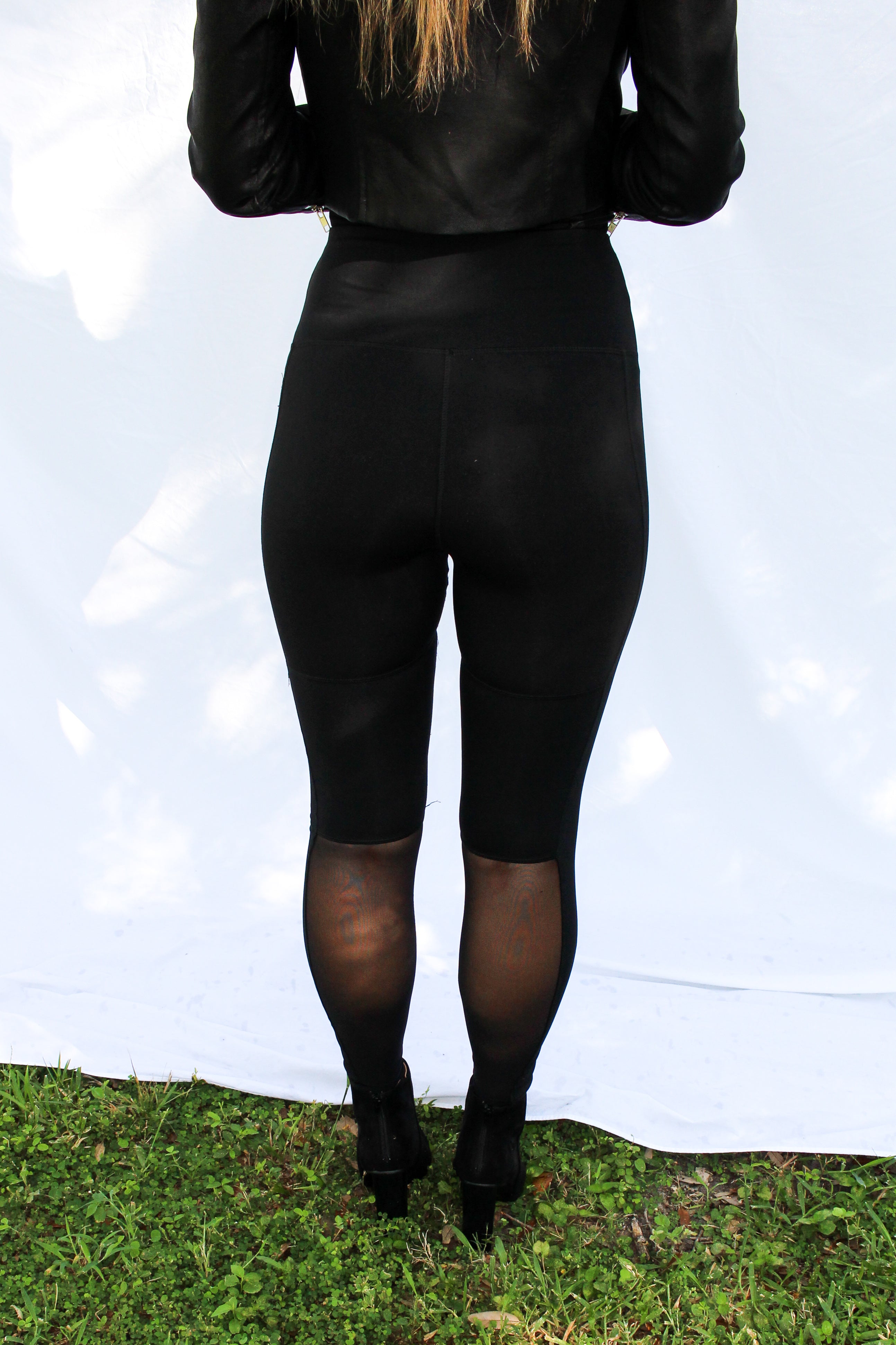 Mesh Panel Leggings