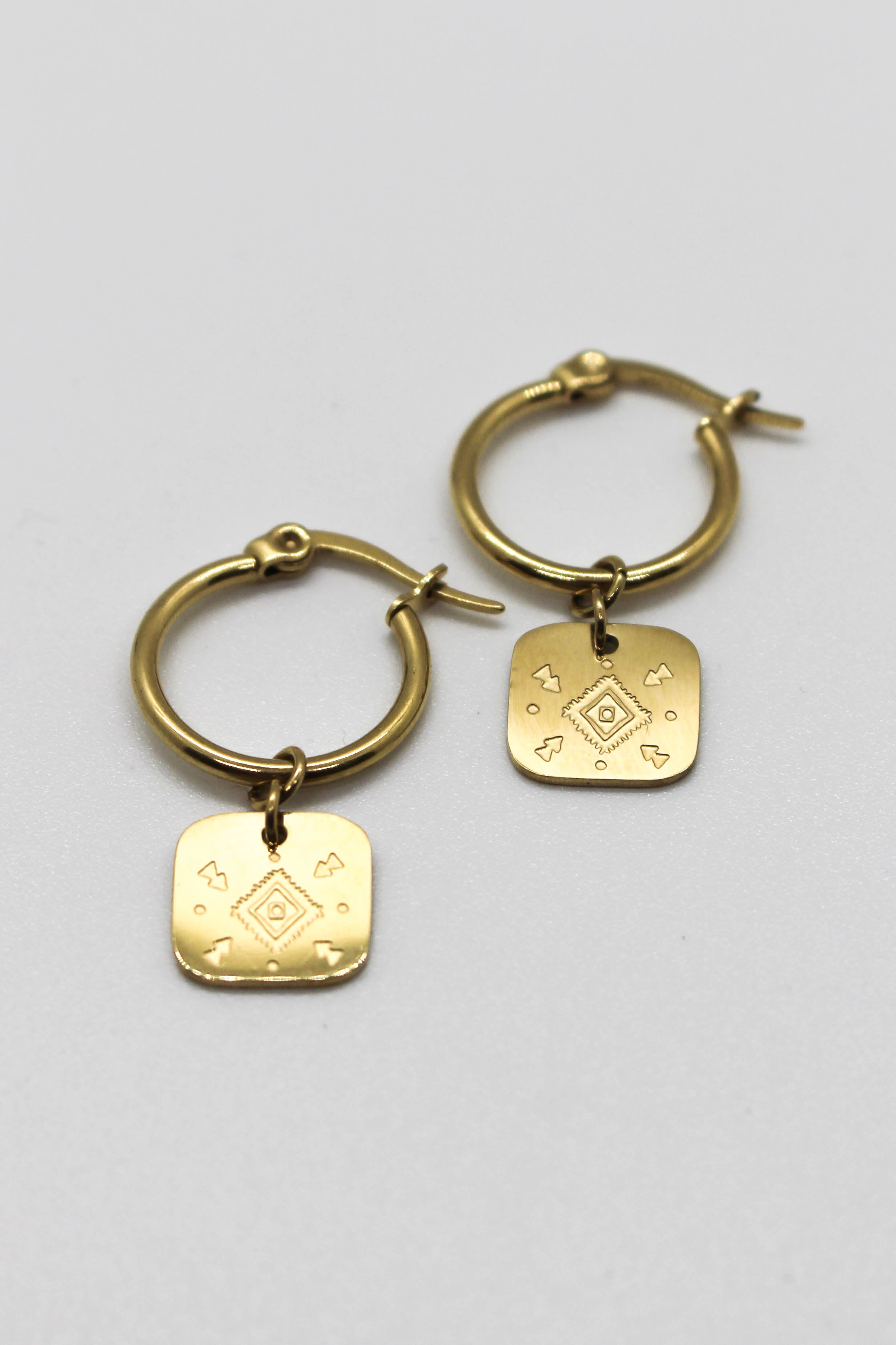 Hoop Drop Earring