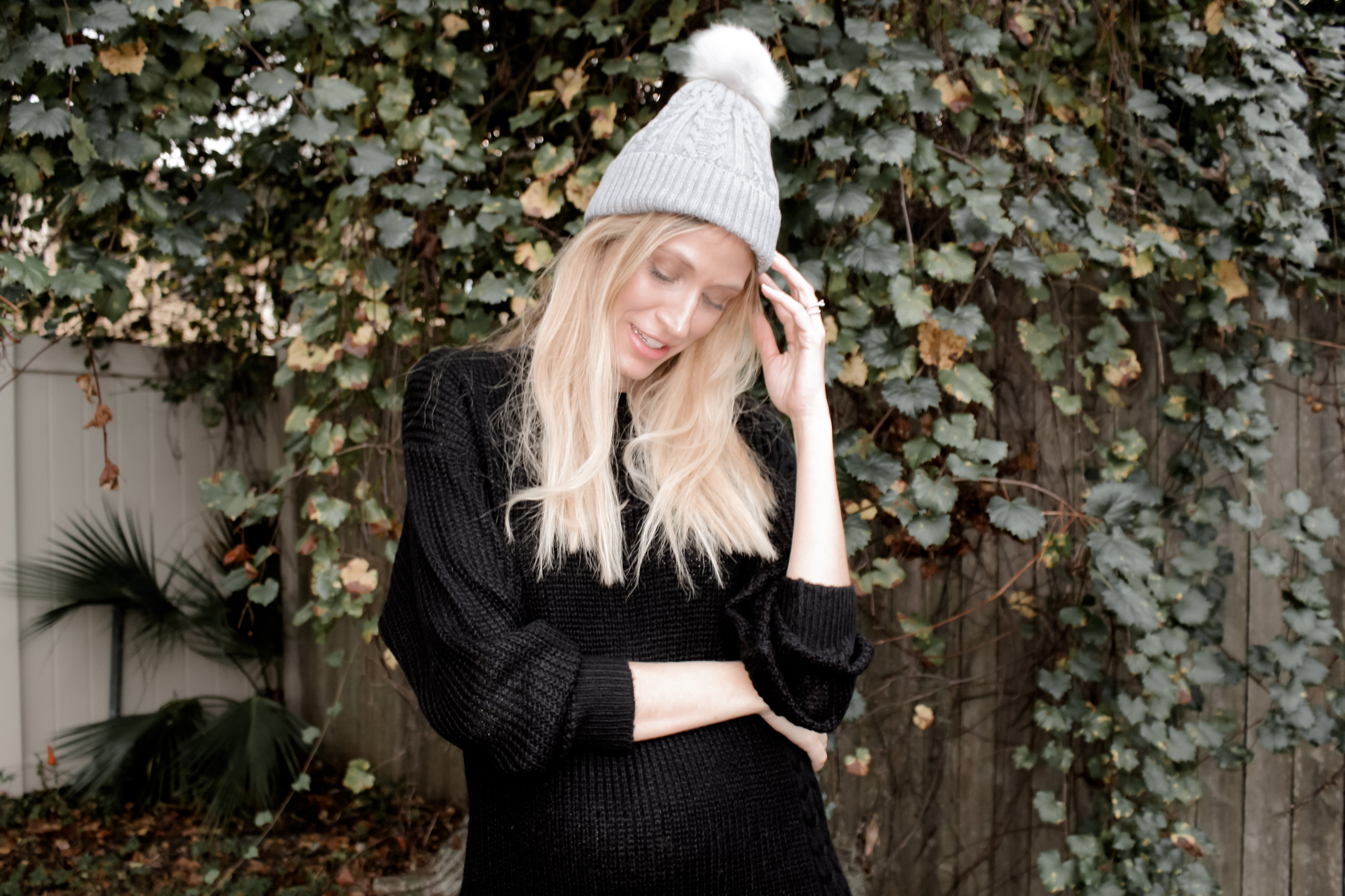 Ribbed Beanie - GREY